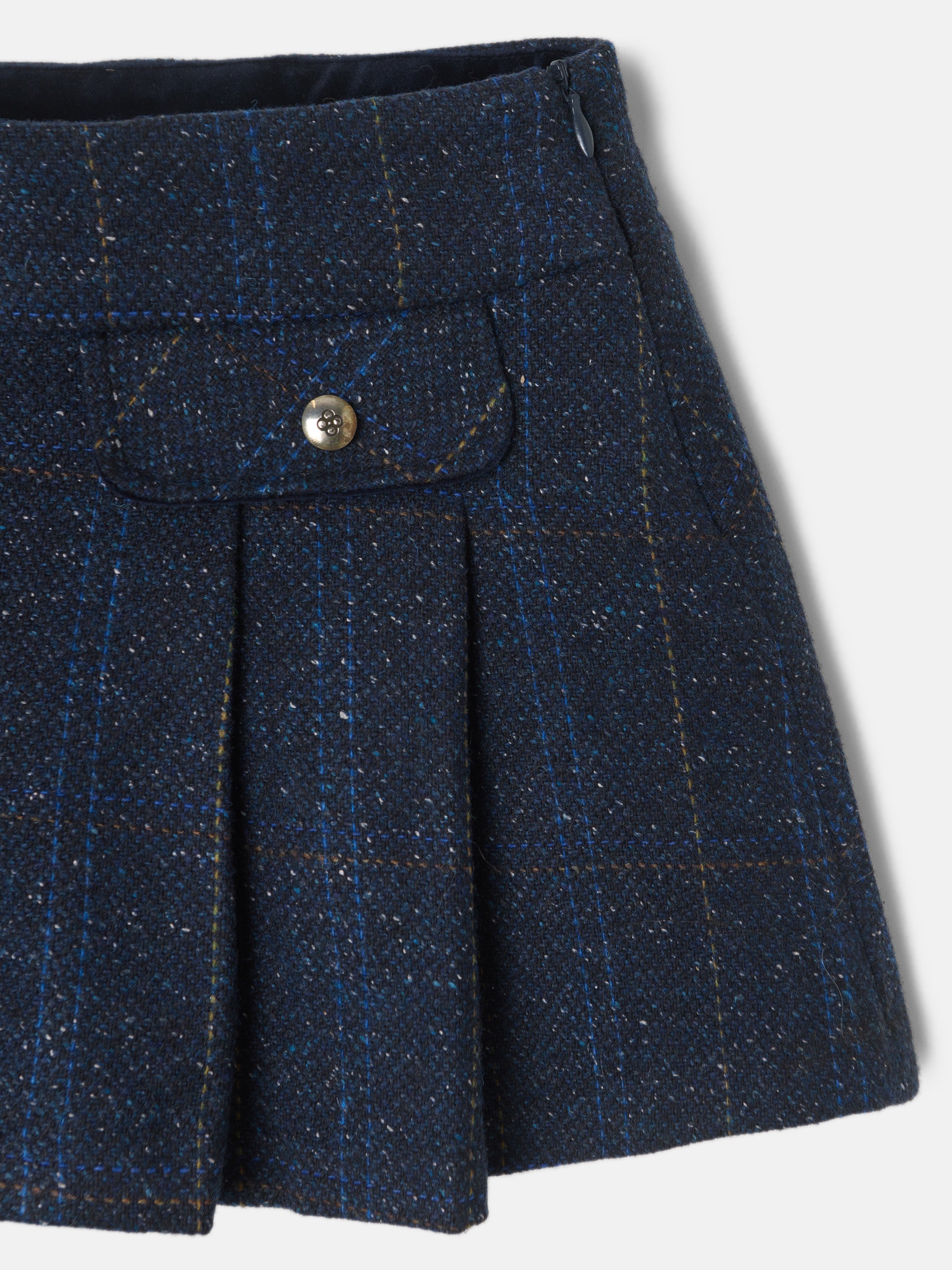 Falda girl cuadros azules