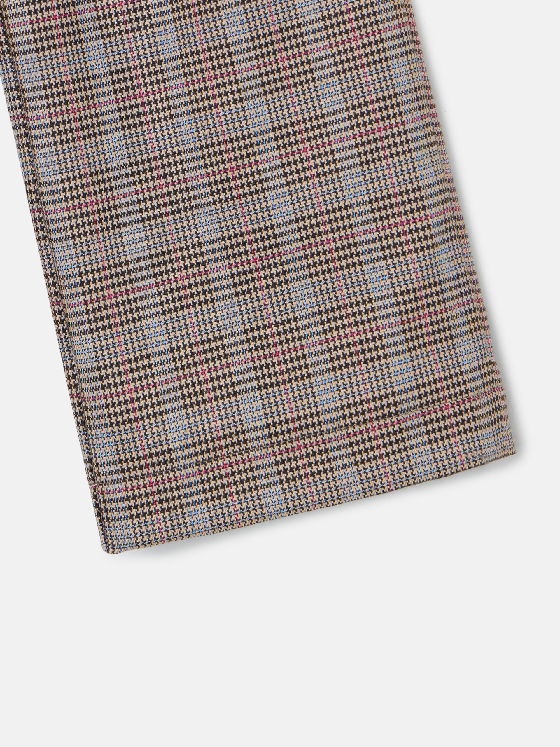 Brown plaid girl pants