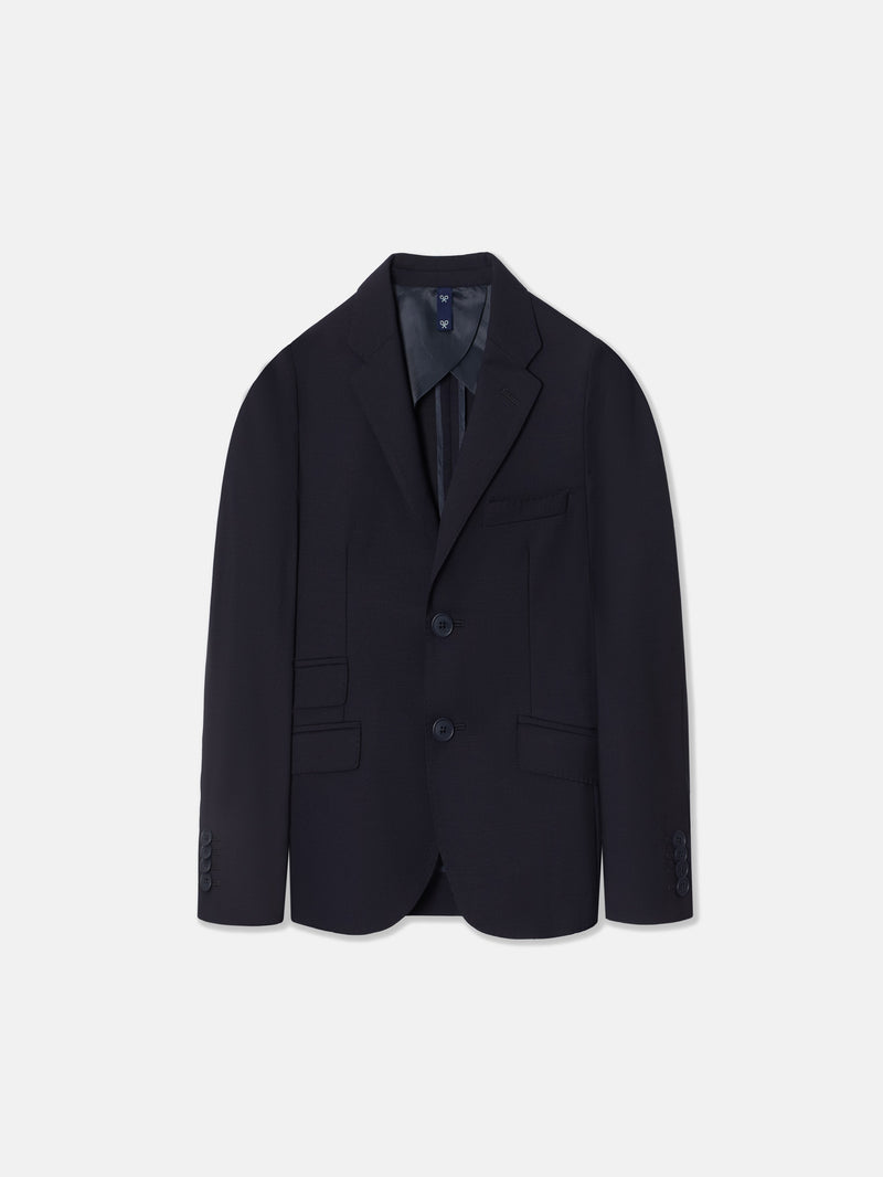 Veste blazer classique enfant bleu marine