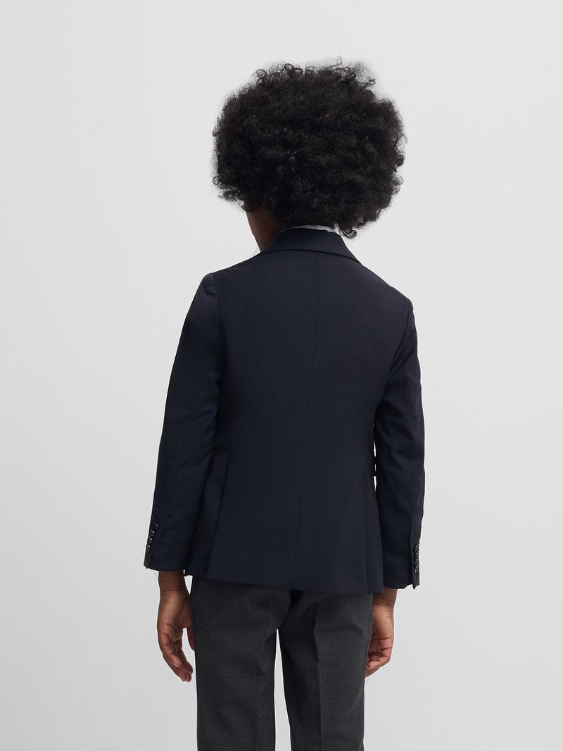 Veste blazer classique enfant bleu marine