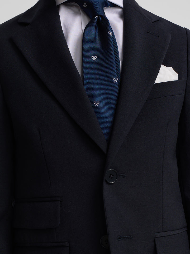 Veste blazer classique enfant bleu marine