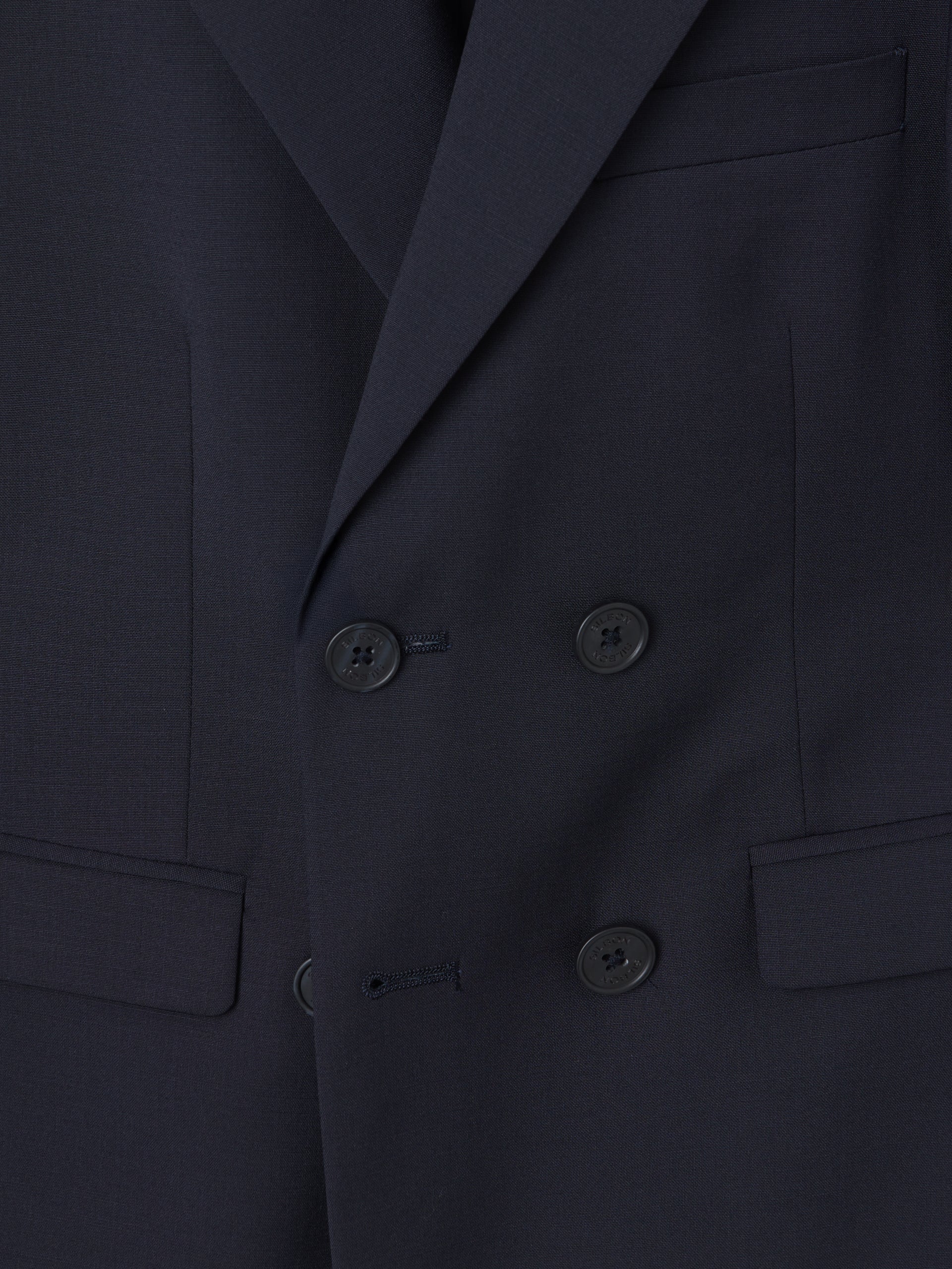 Blazer clássico cruzado azul-marinho para crianças