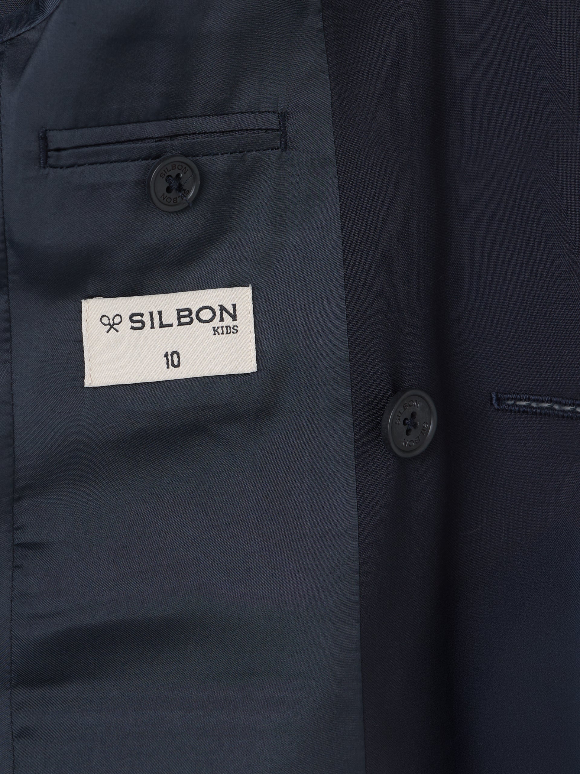 Americana kids clasica cruzada azul marino