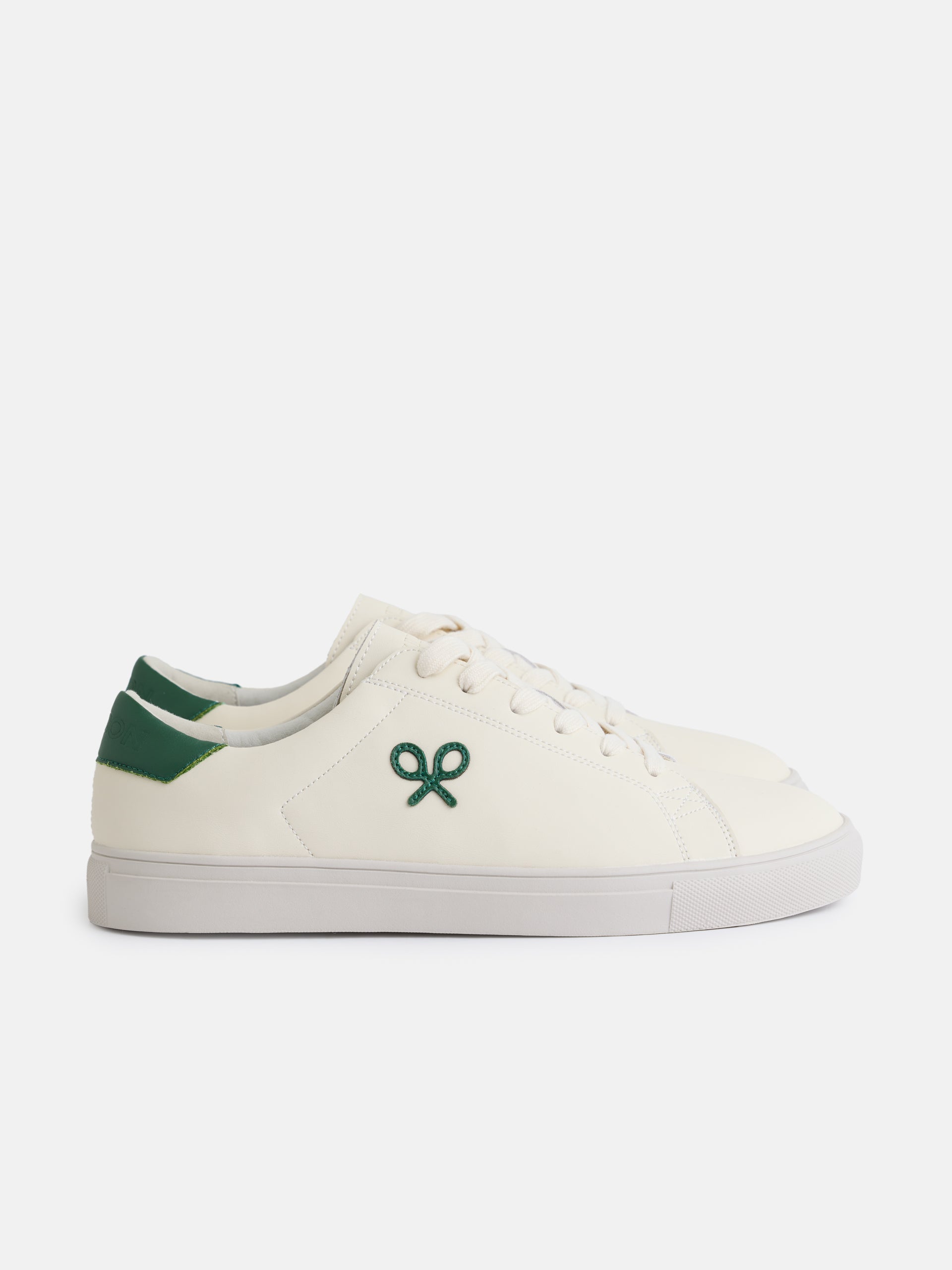 Sapatilha Silbon clássica branca e verde