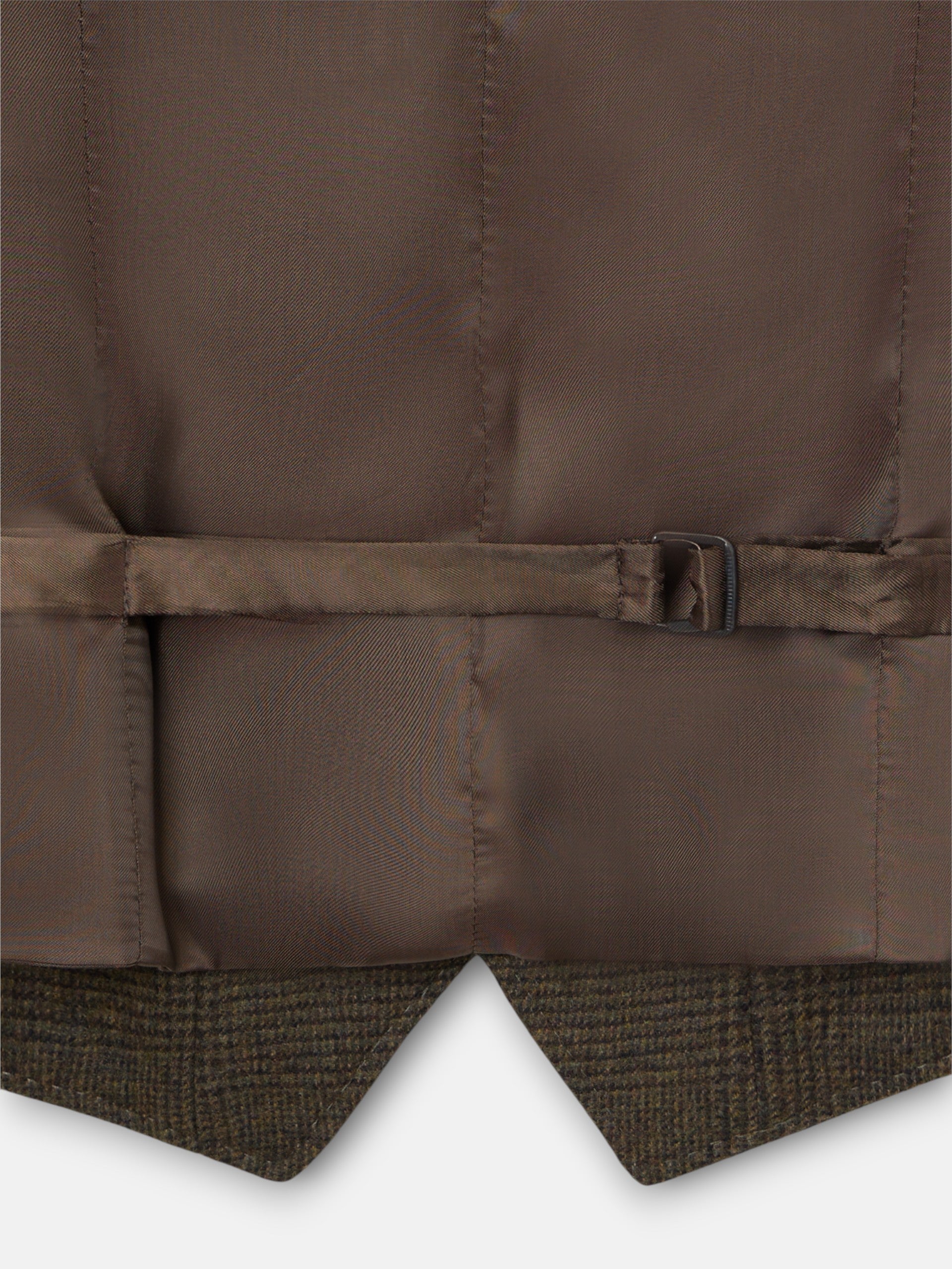 Chaleco traje unique gales verde marron