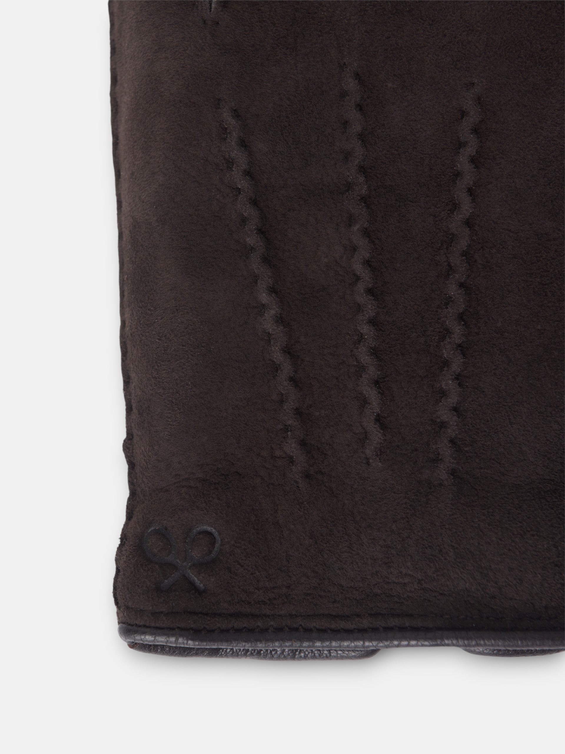 Unique brown leather gloves