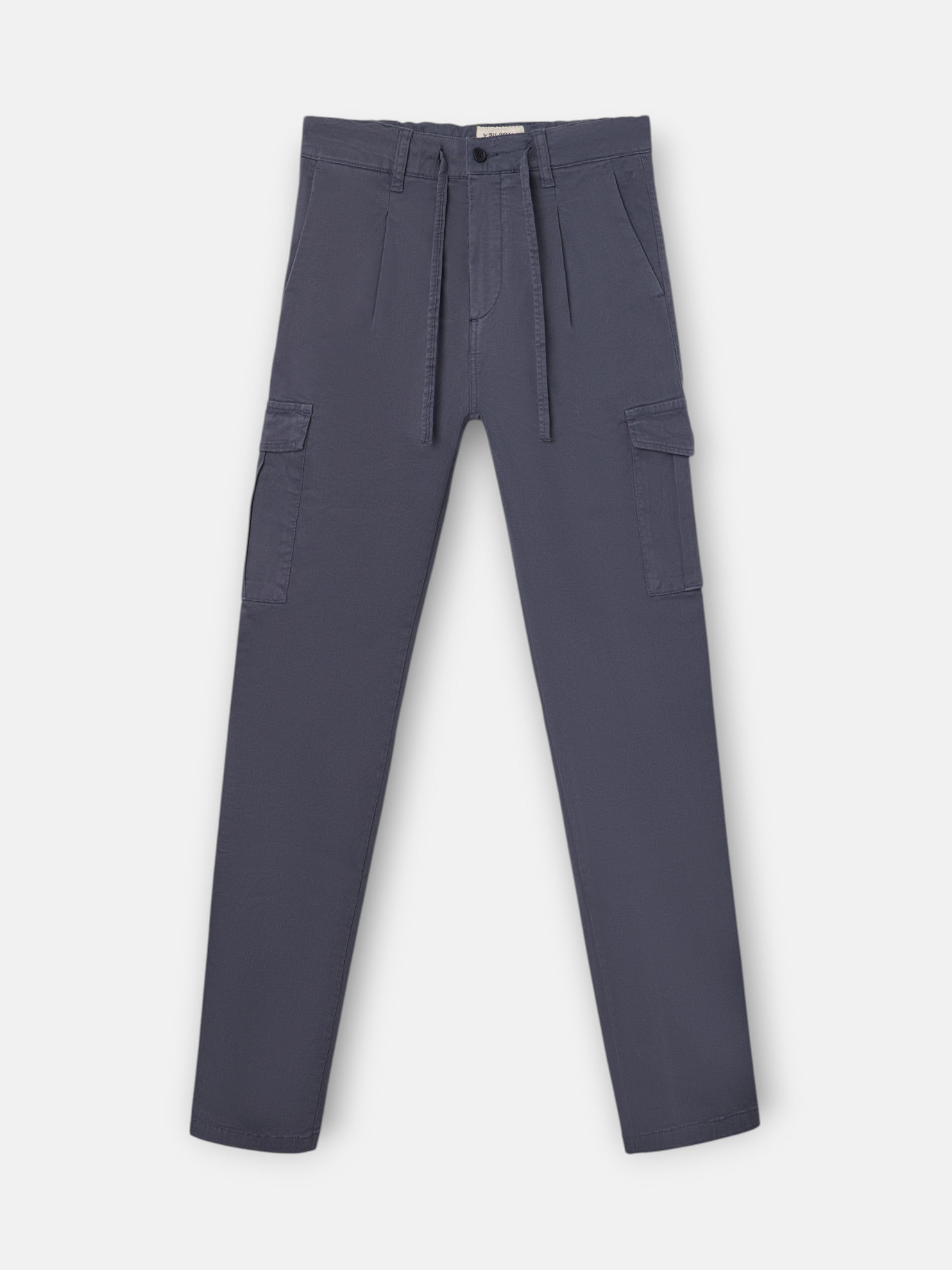 Pantalon jogger cargo pinza azul marino