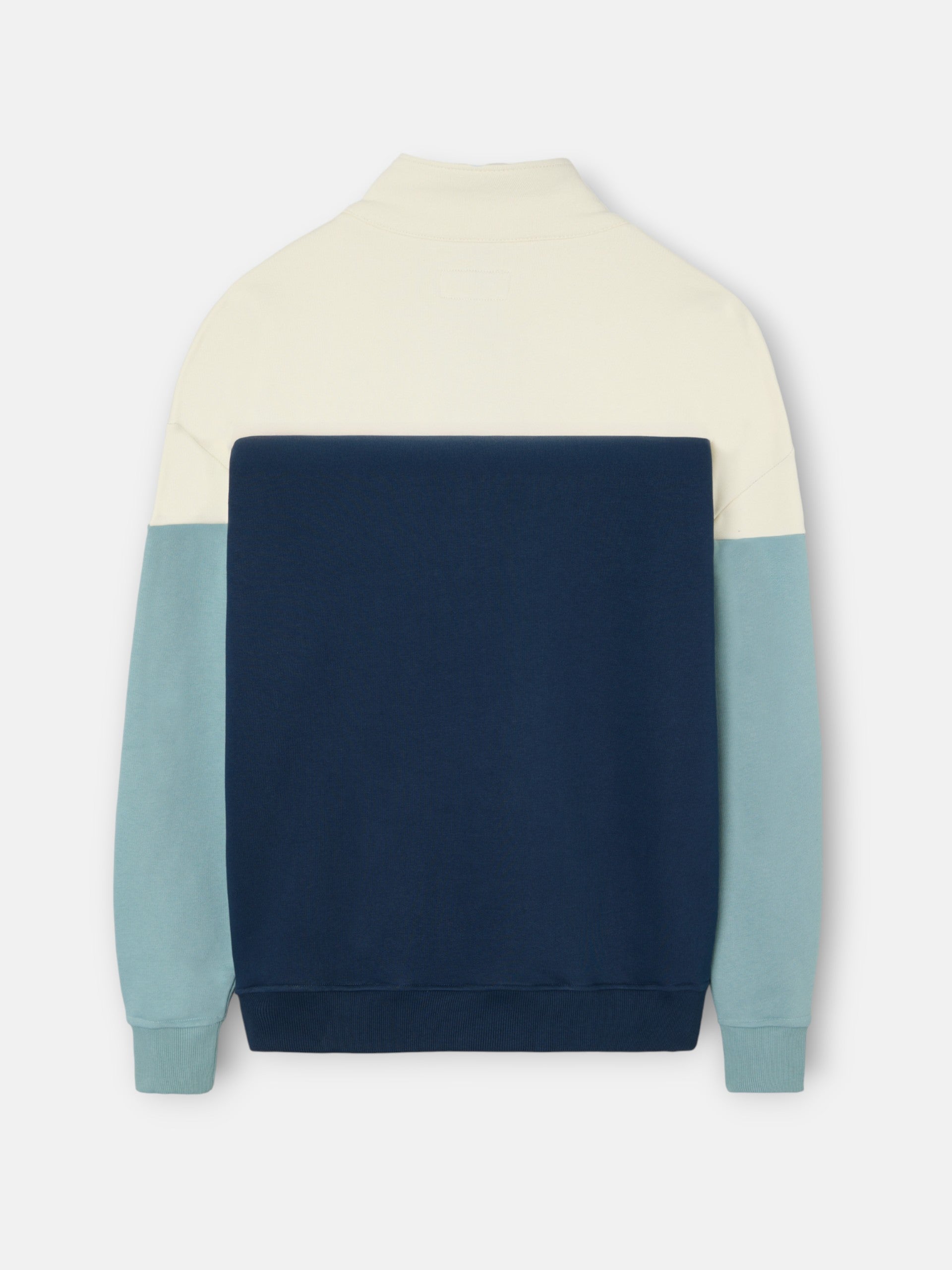 Sudadera relaxed fit multicolor azul marino