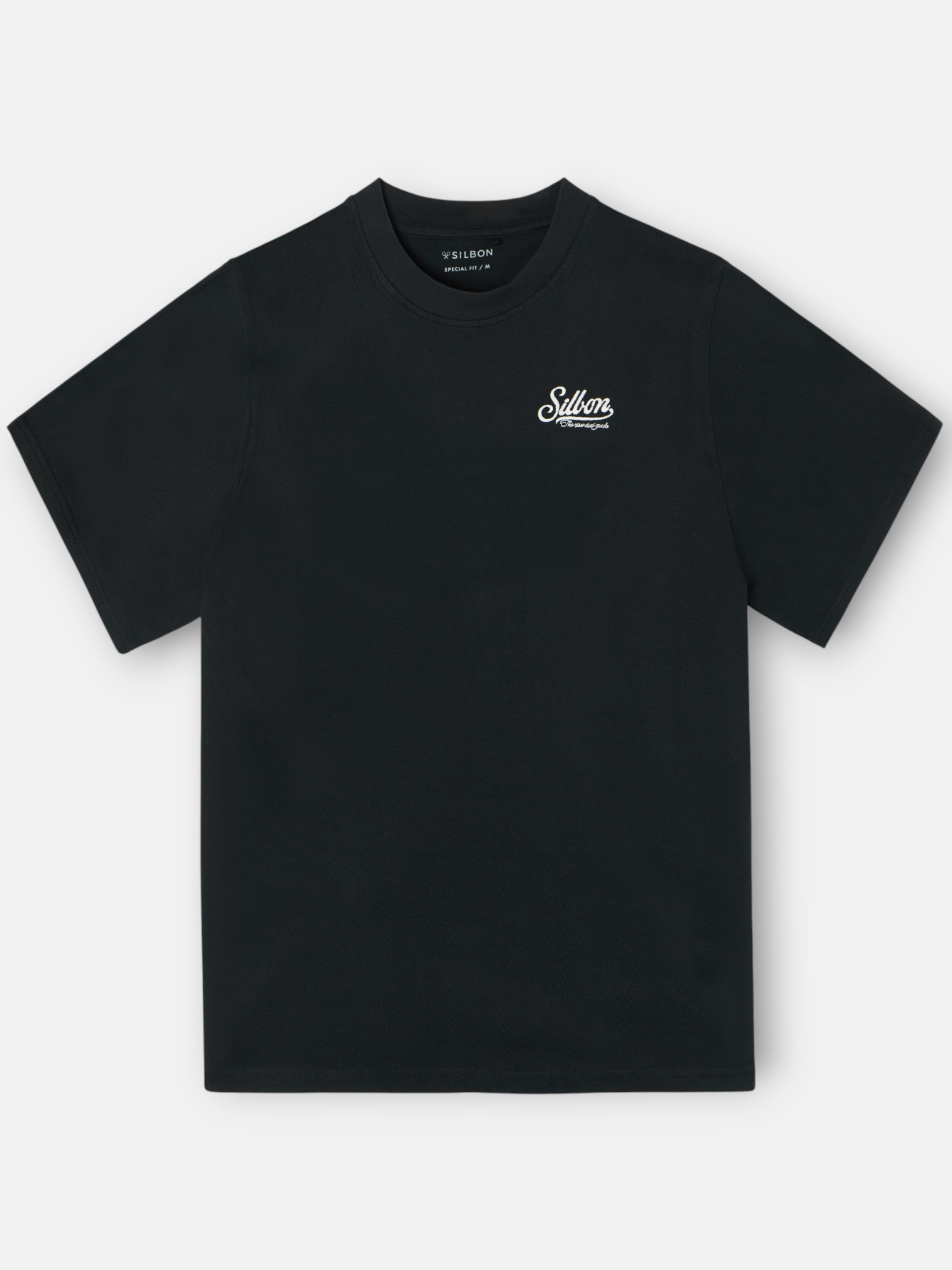 Camiseta dark special fit silbon negra