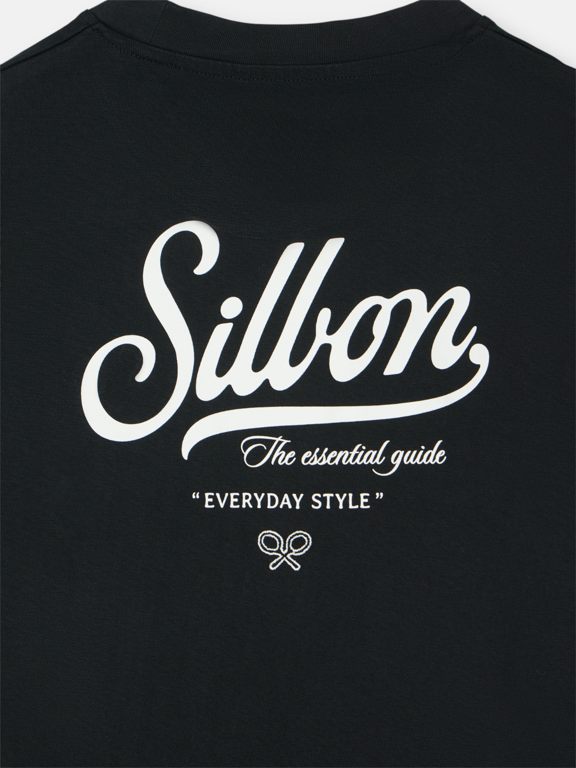 Camiseta dark special fit silbon negra