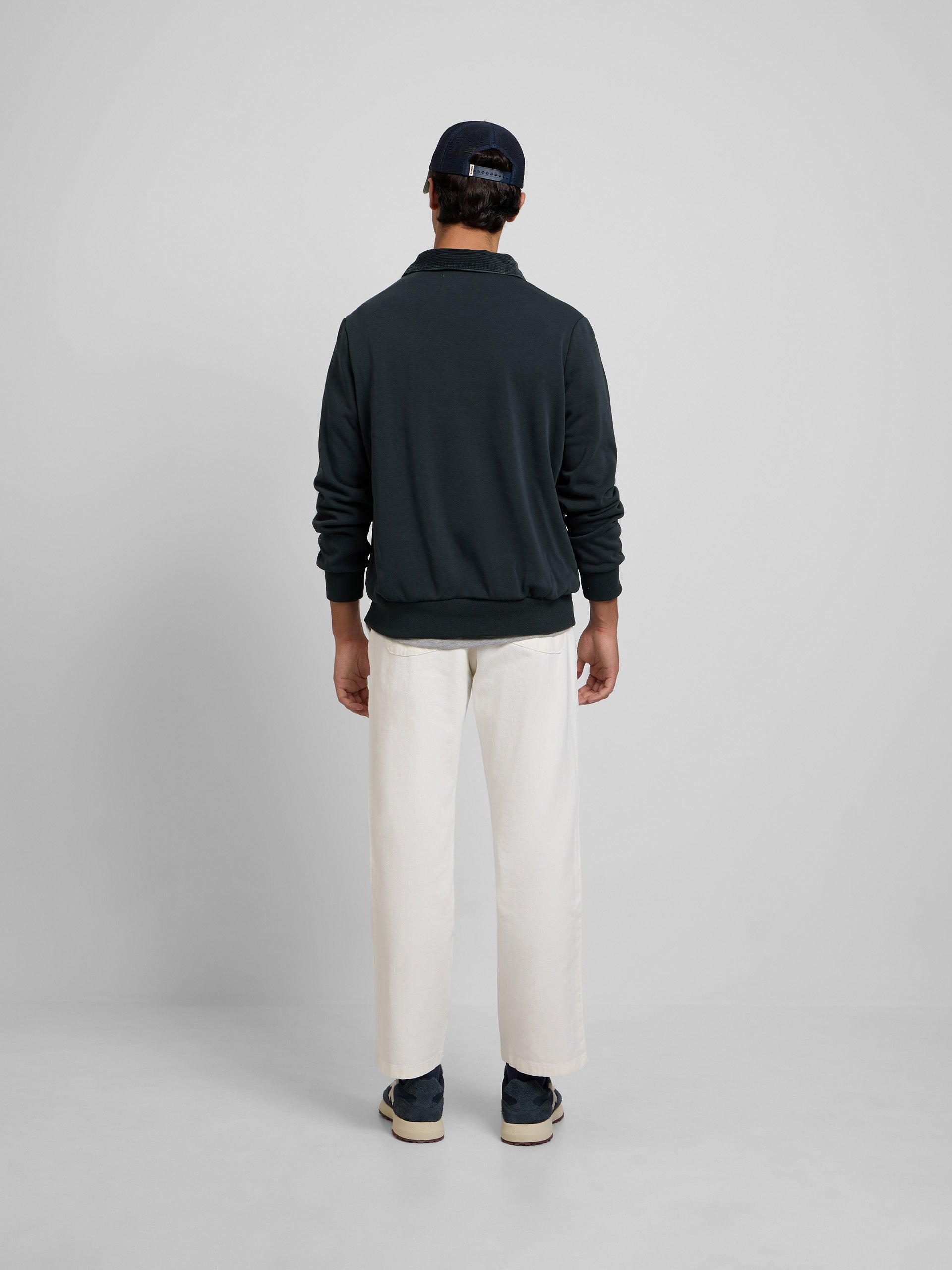 Forro polar canguro verde medio