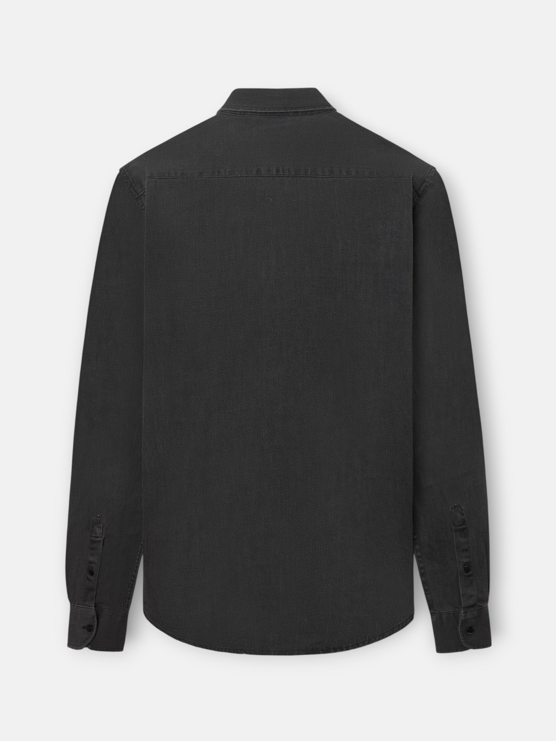 Camisa sport dark jeans gris