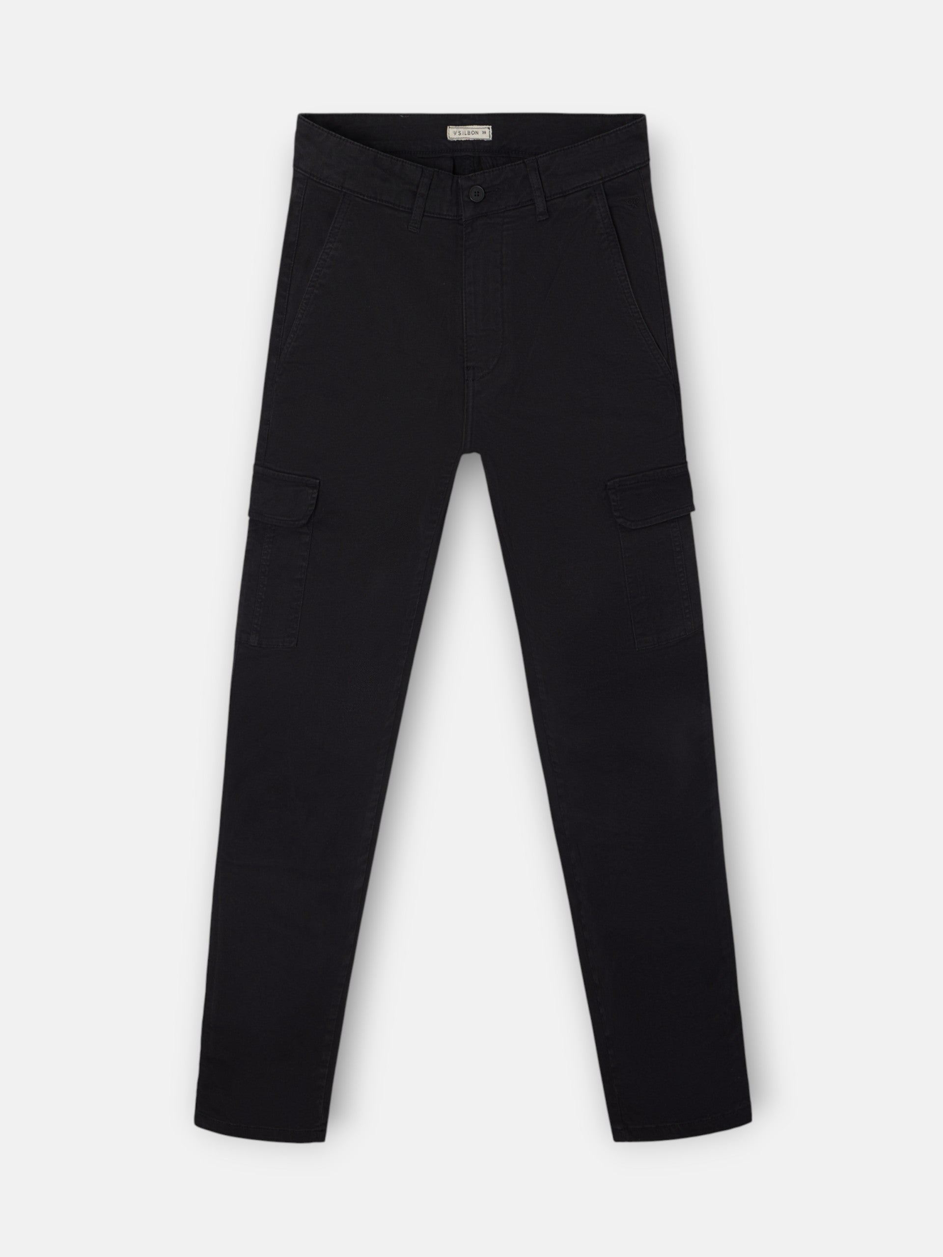 Pantalon sport cargo dark negro