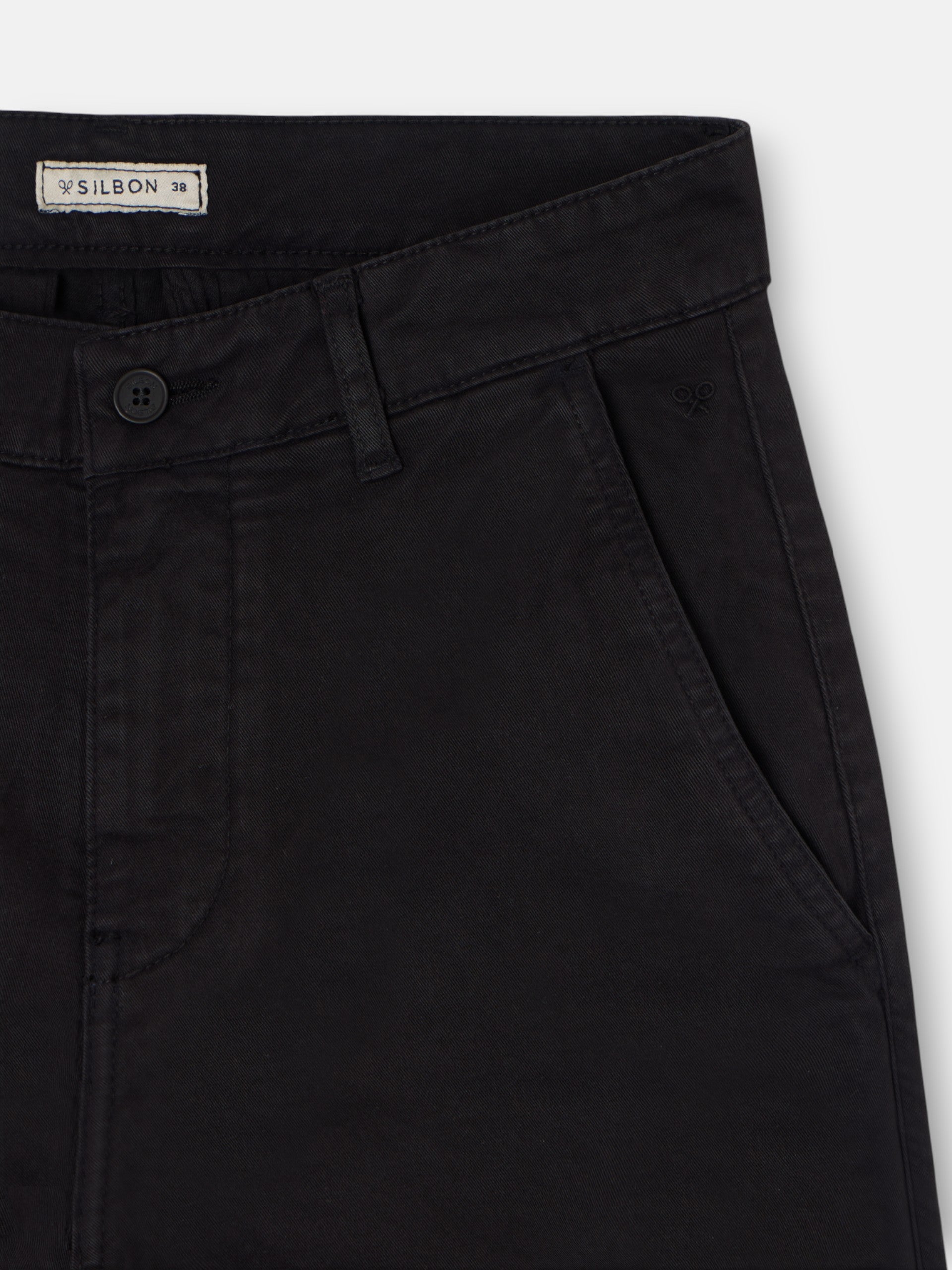 Pantalon sport cargo dark negro