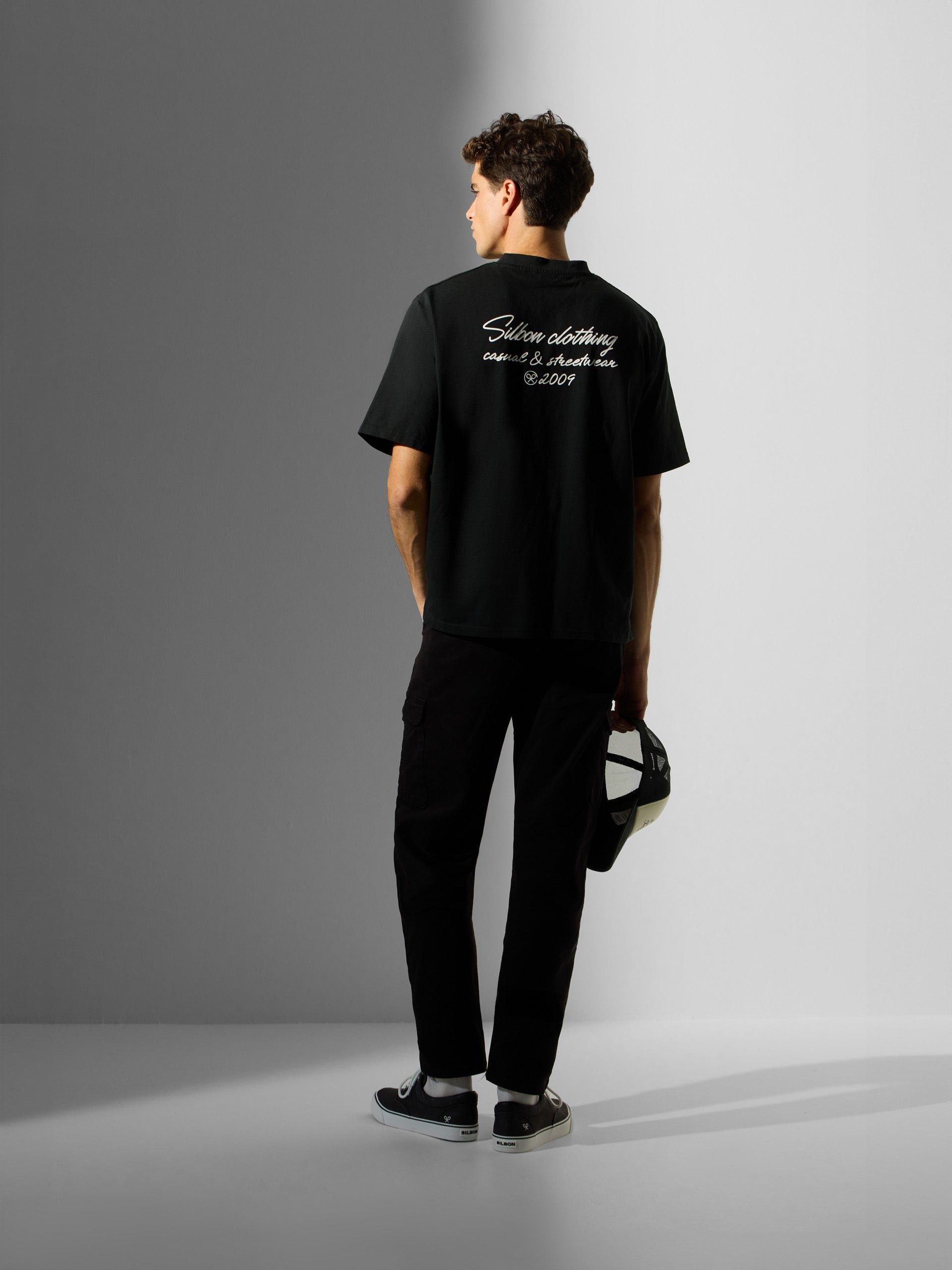 Pantalon sport cargo dark negro