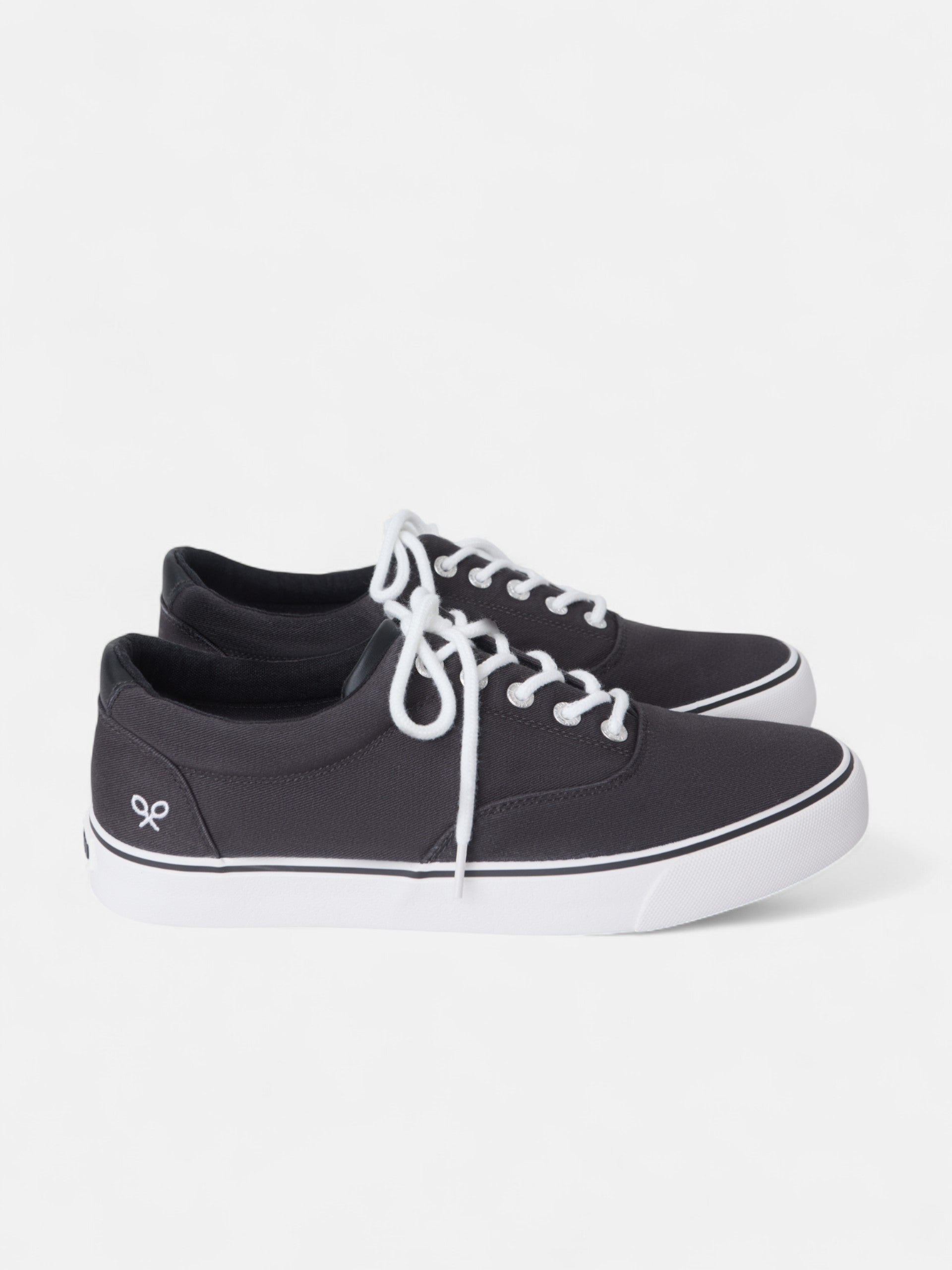 Zapatilla lona clasica dark negra