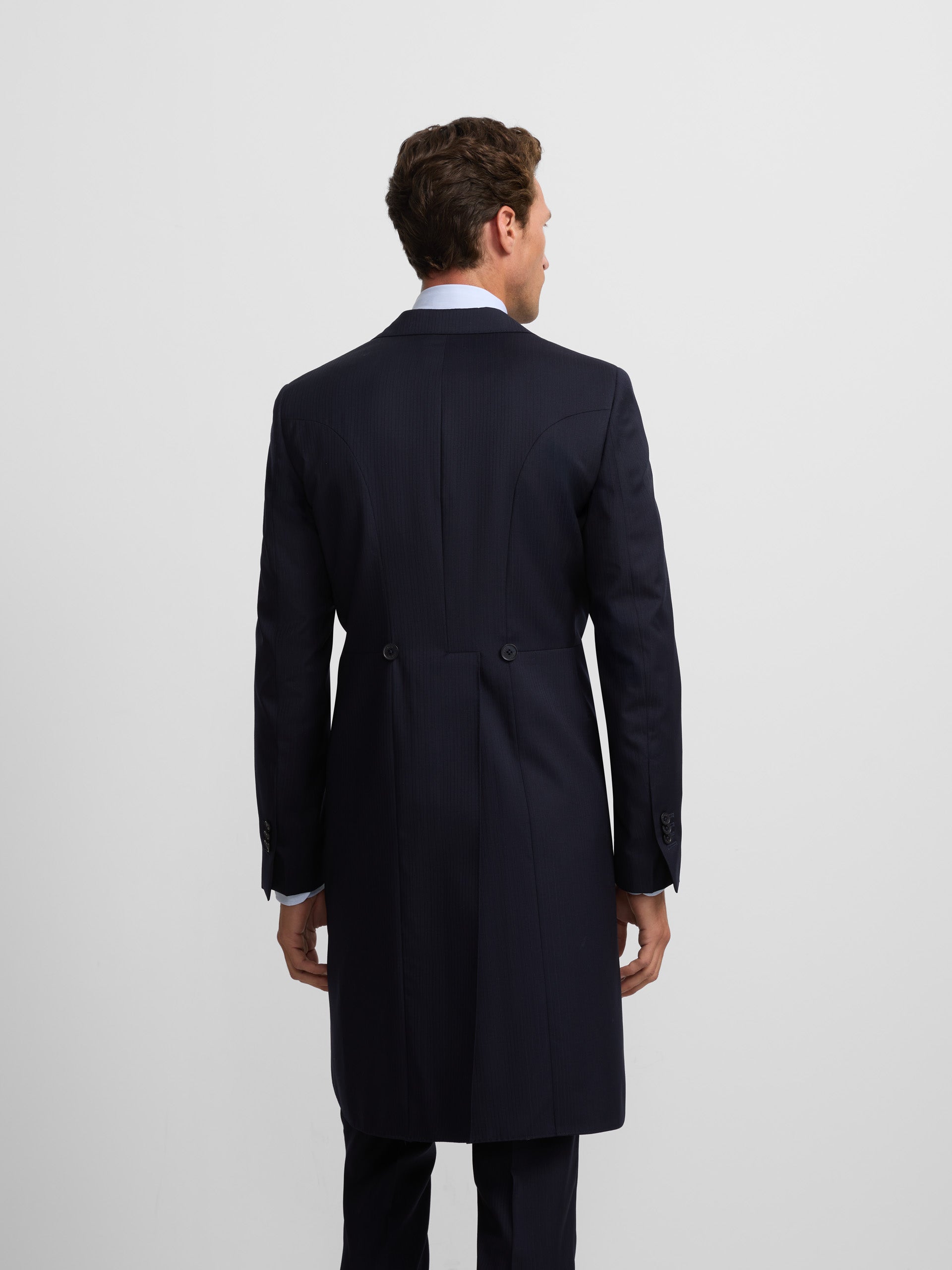 Levita cada espiga azul-marinho