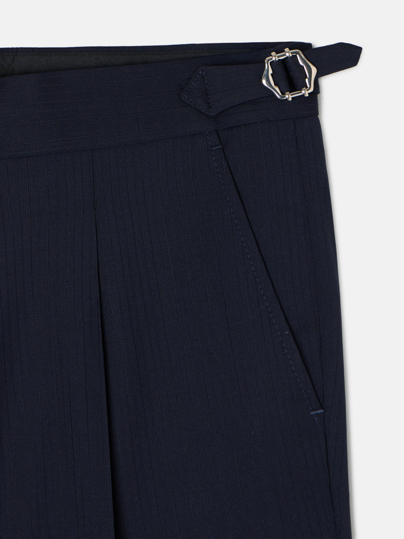 Pantalon chaque espiga azul marino