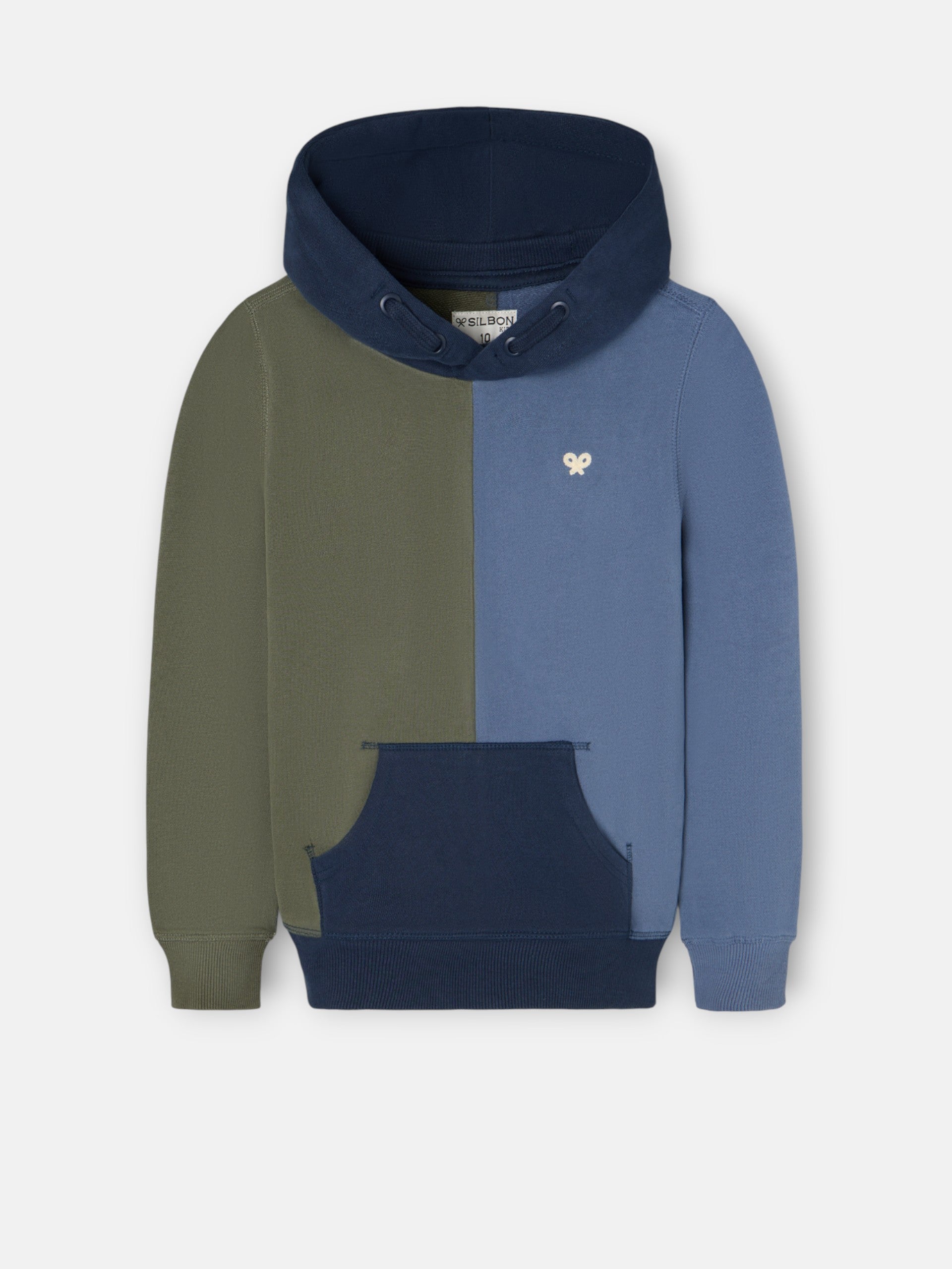 Sudadera kids hoodie multicolor azul verde