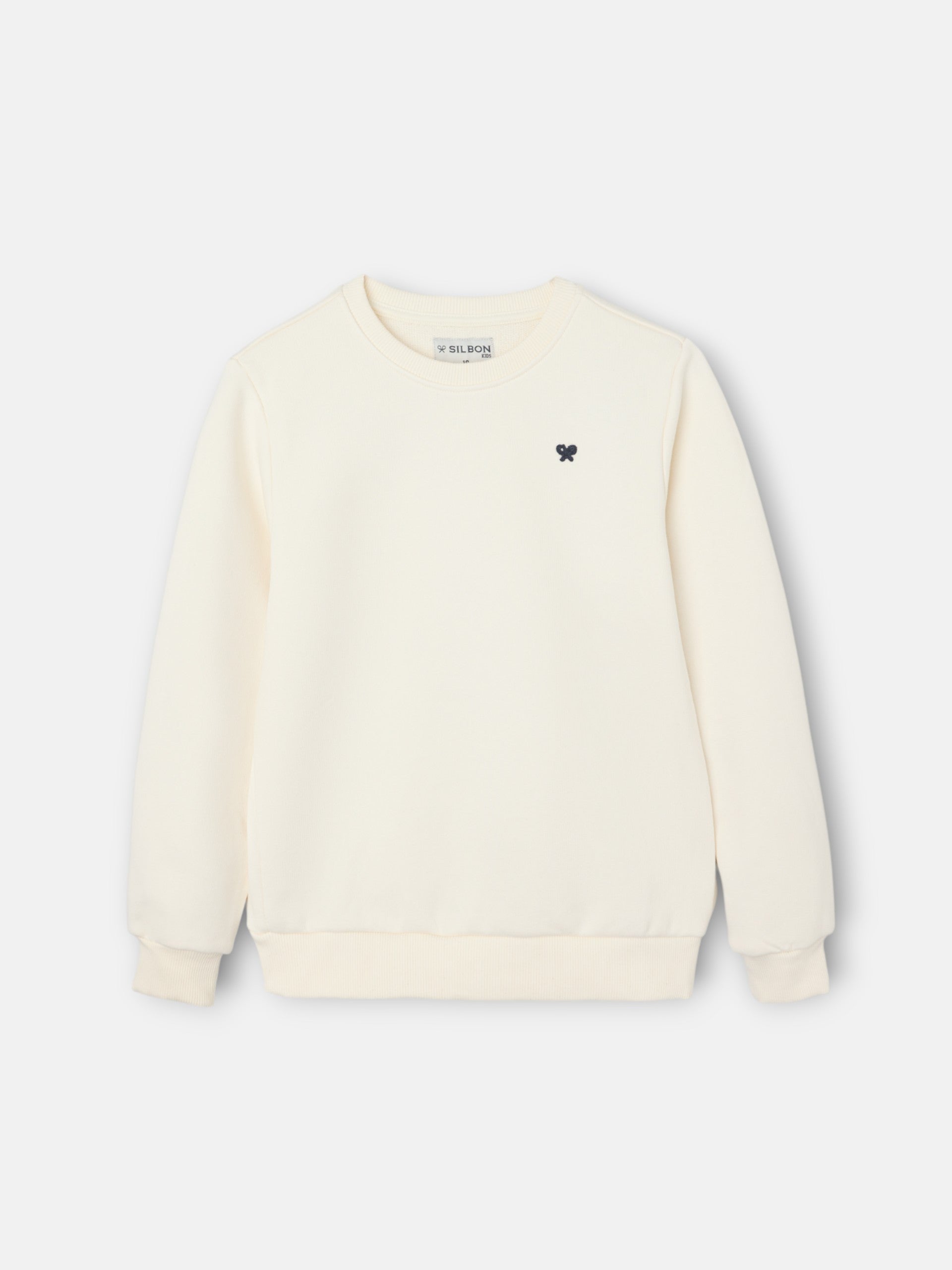 Sweatshirt kids minilogo creme