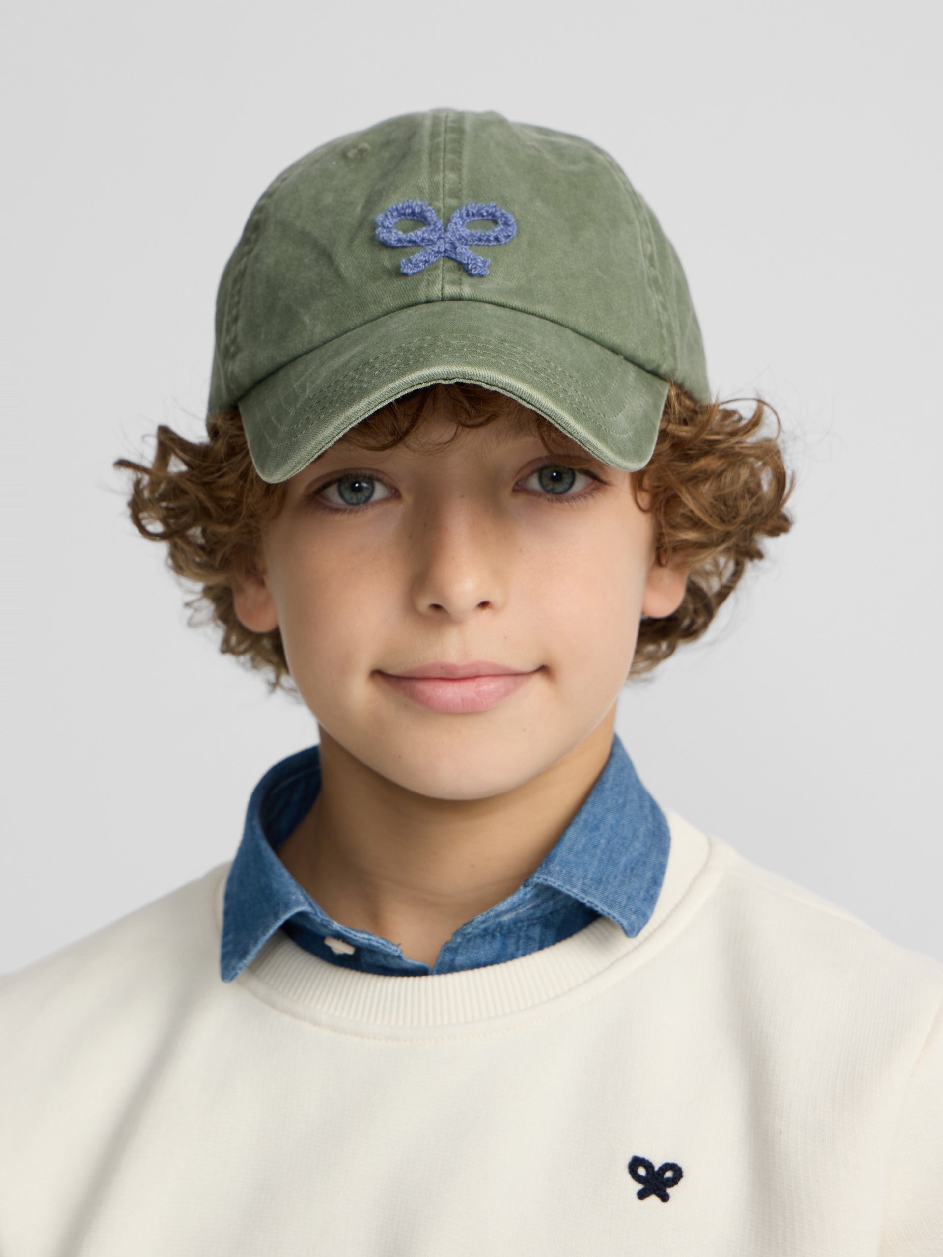 Sweatshirt kids minilogo creme