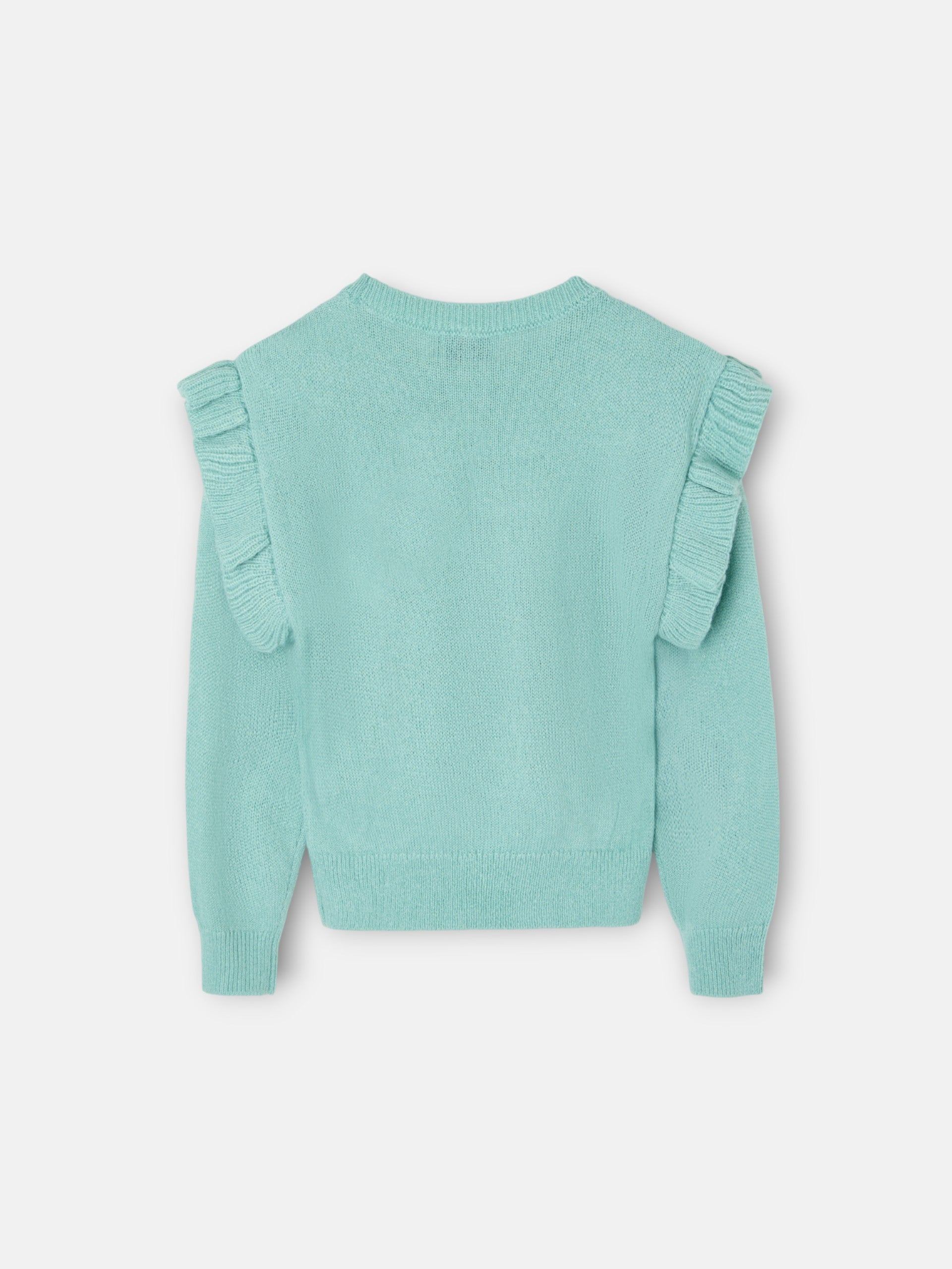 Camisola de malha Silbon verde para mulher