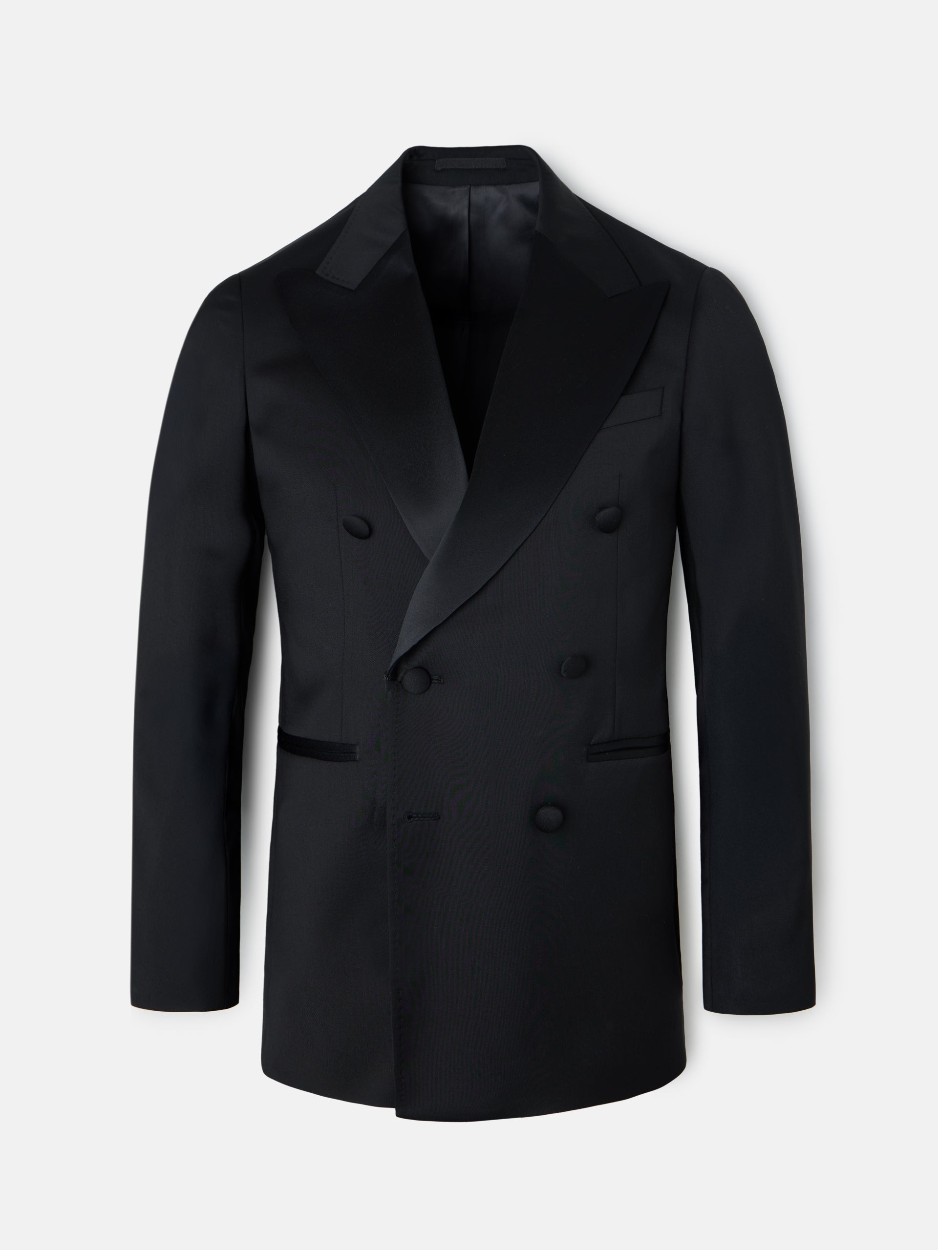 Americana esmoquin cruzado classic negro