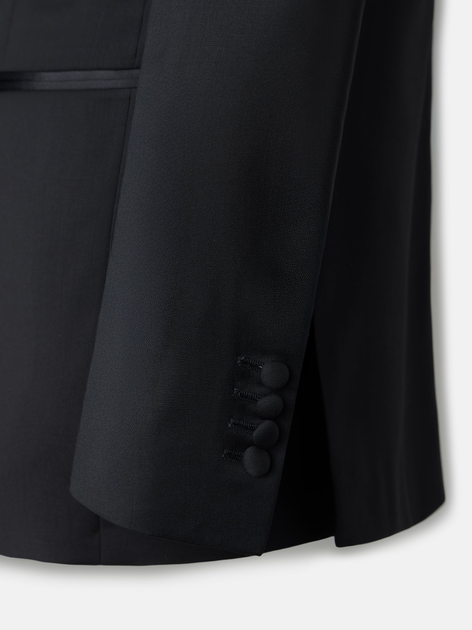 Americana esmoquin cruzado classic negro