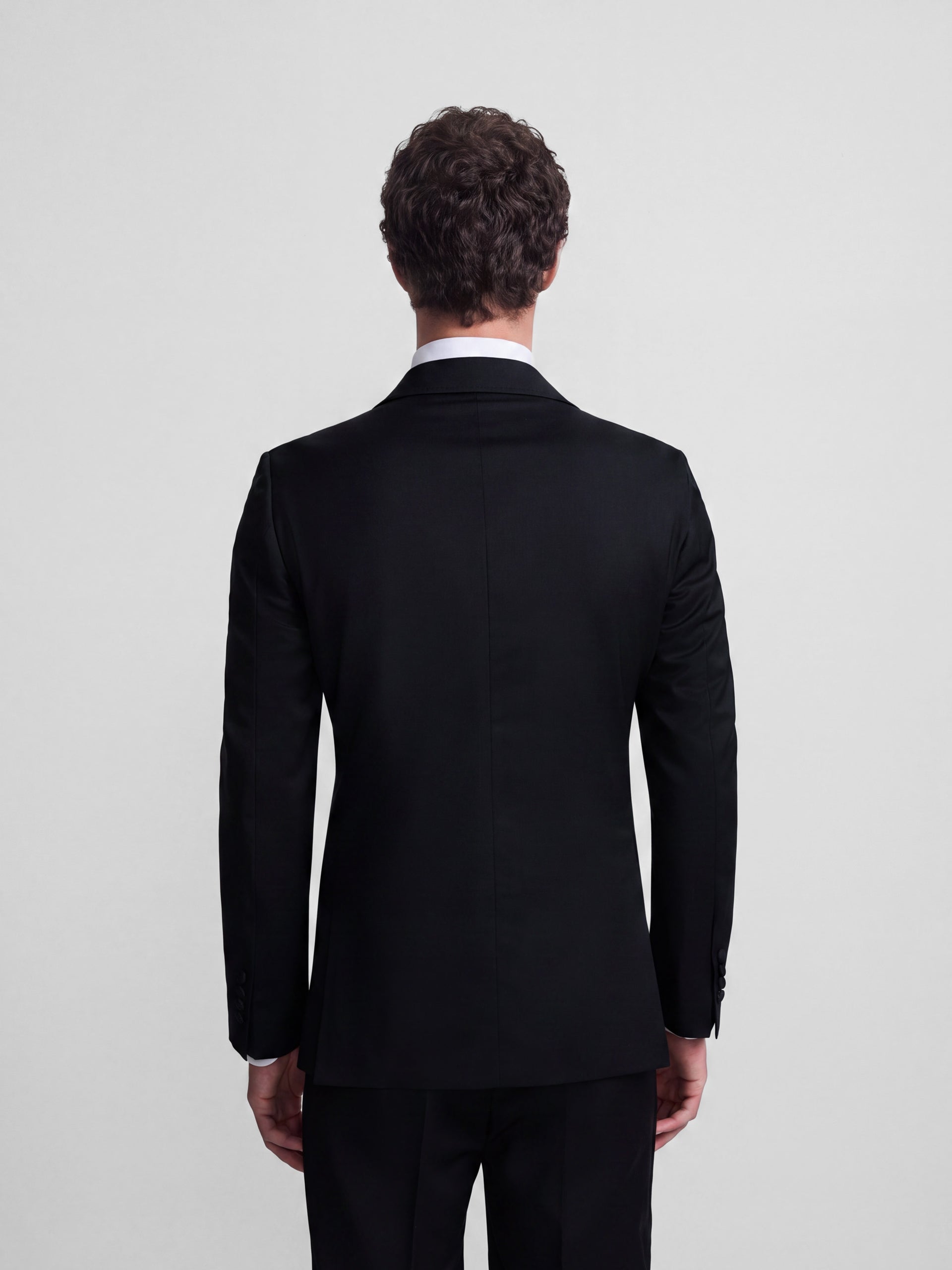 Americana esmoquin cruzado classic negro