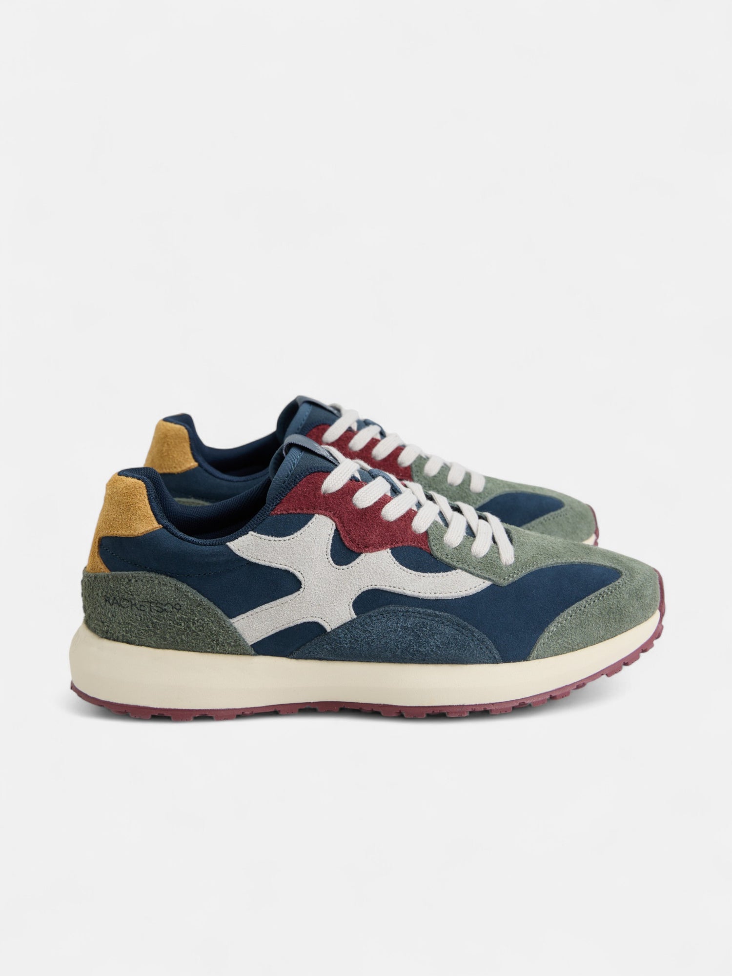 Baskets beiges multicolores RACKETS09