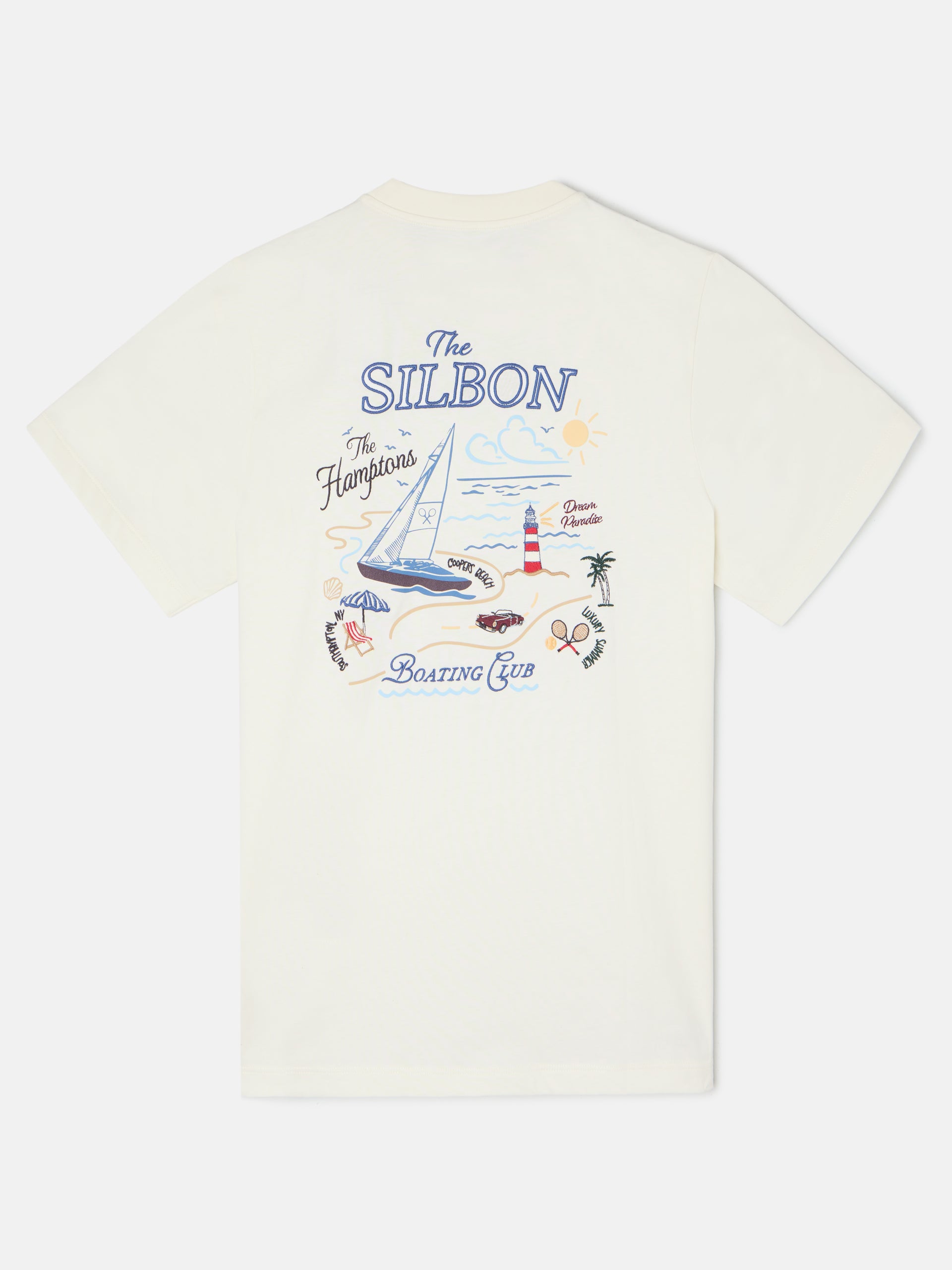 The Hamptons cream t-shirt