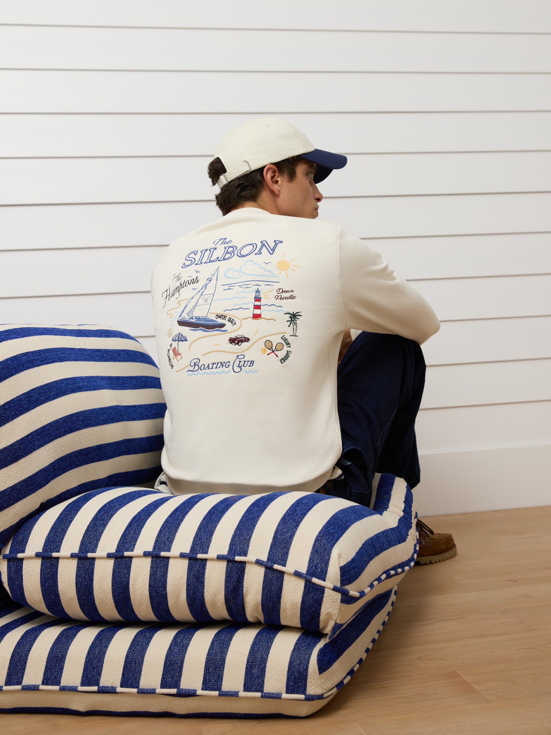 Sweatshirt The Hamptons creme