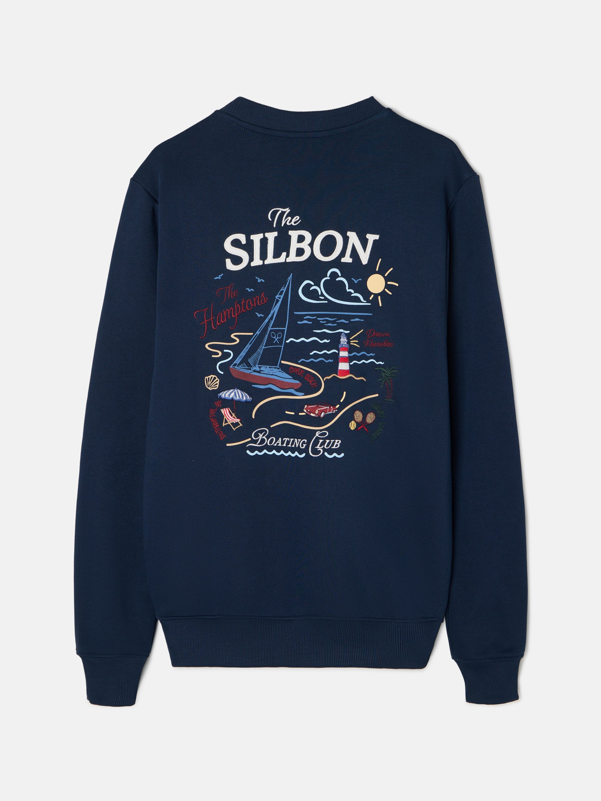 The Hamptons blue sweatshirt