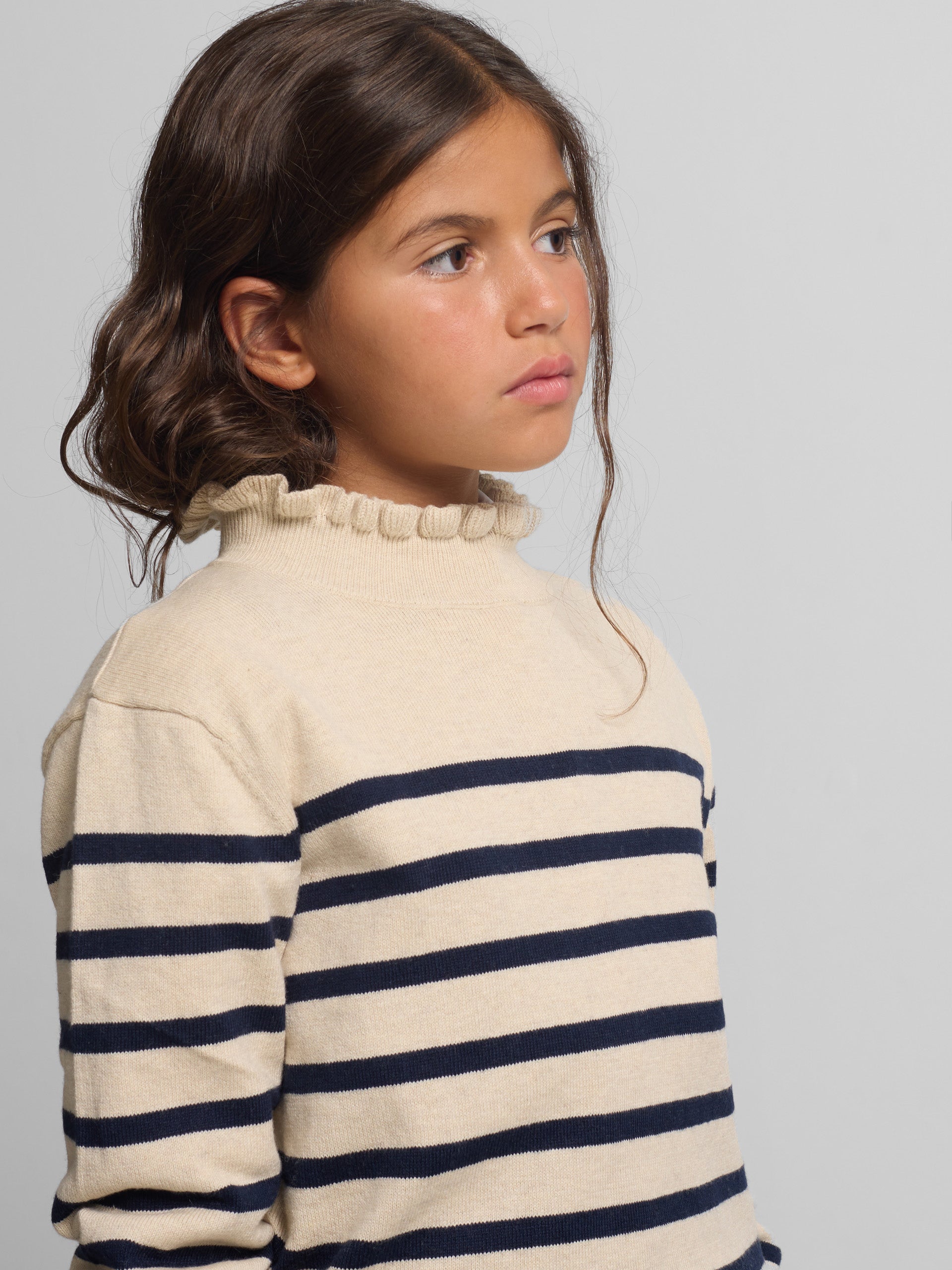 Jersey girl punto rayas marino