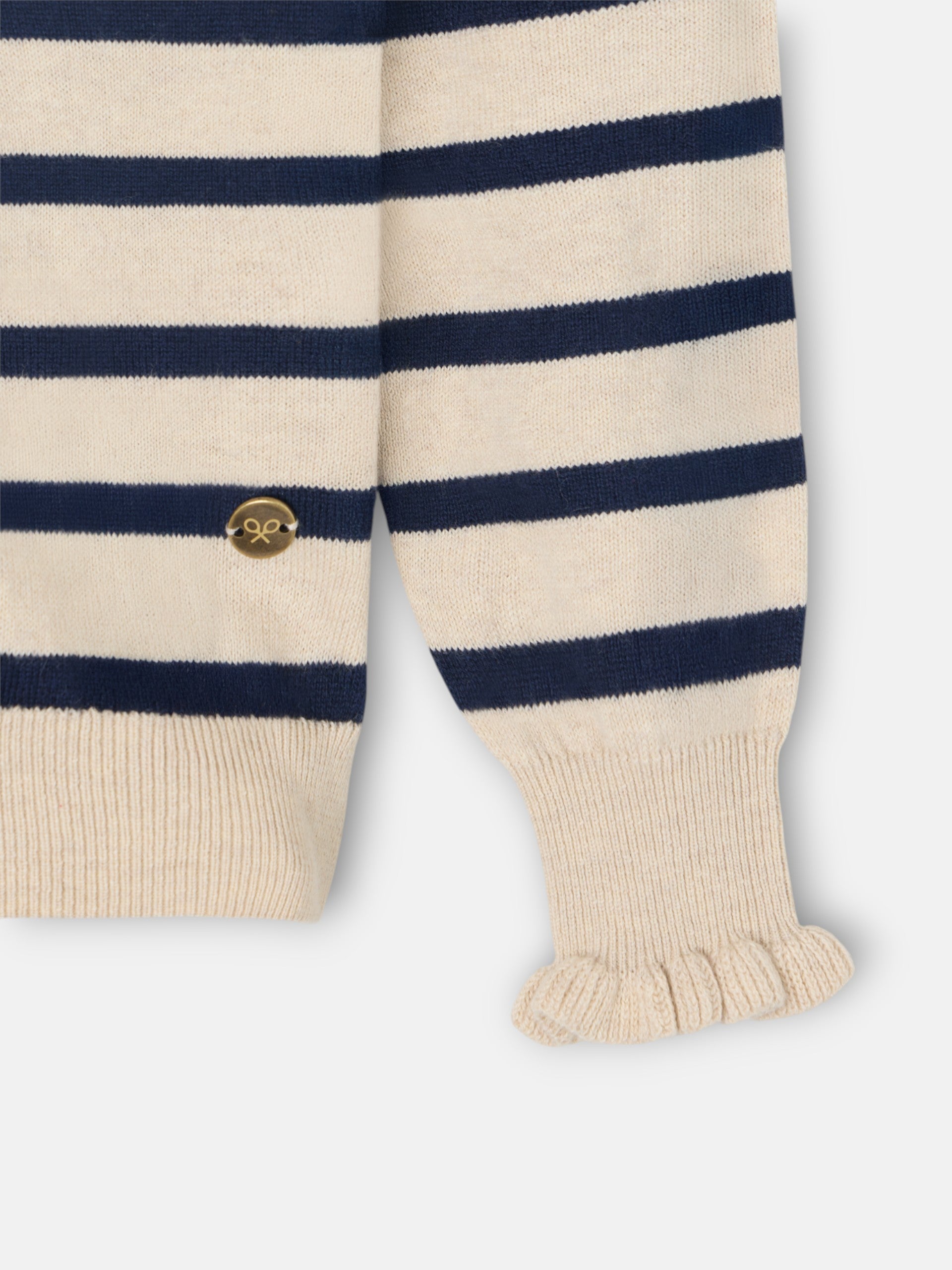 Jersey girl punto rayas marino