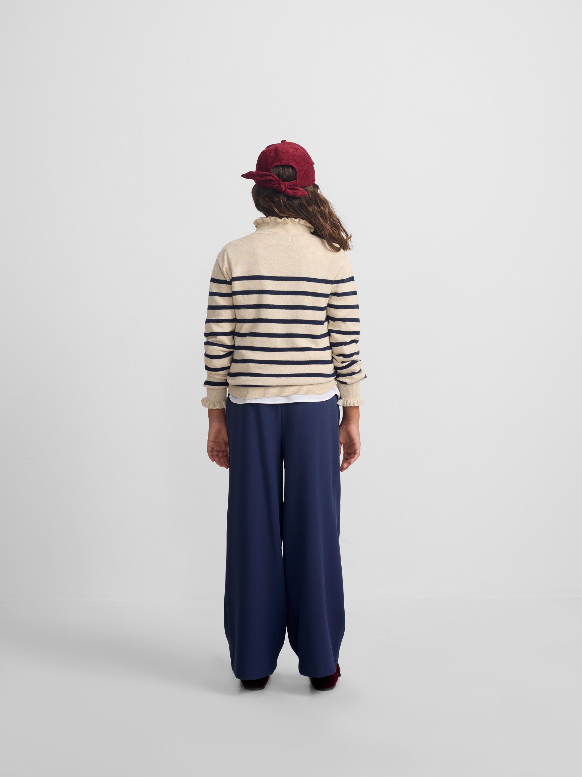 Jersey girl punto rayas marino