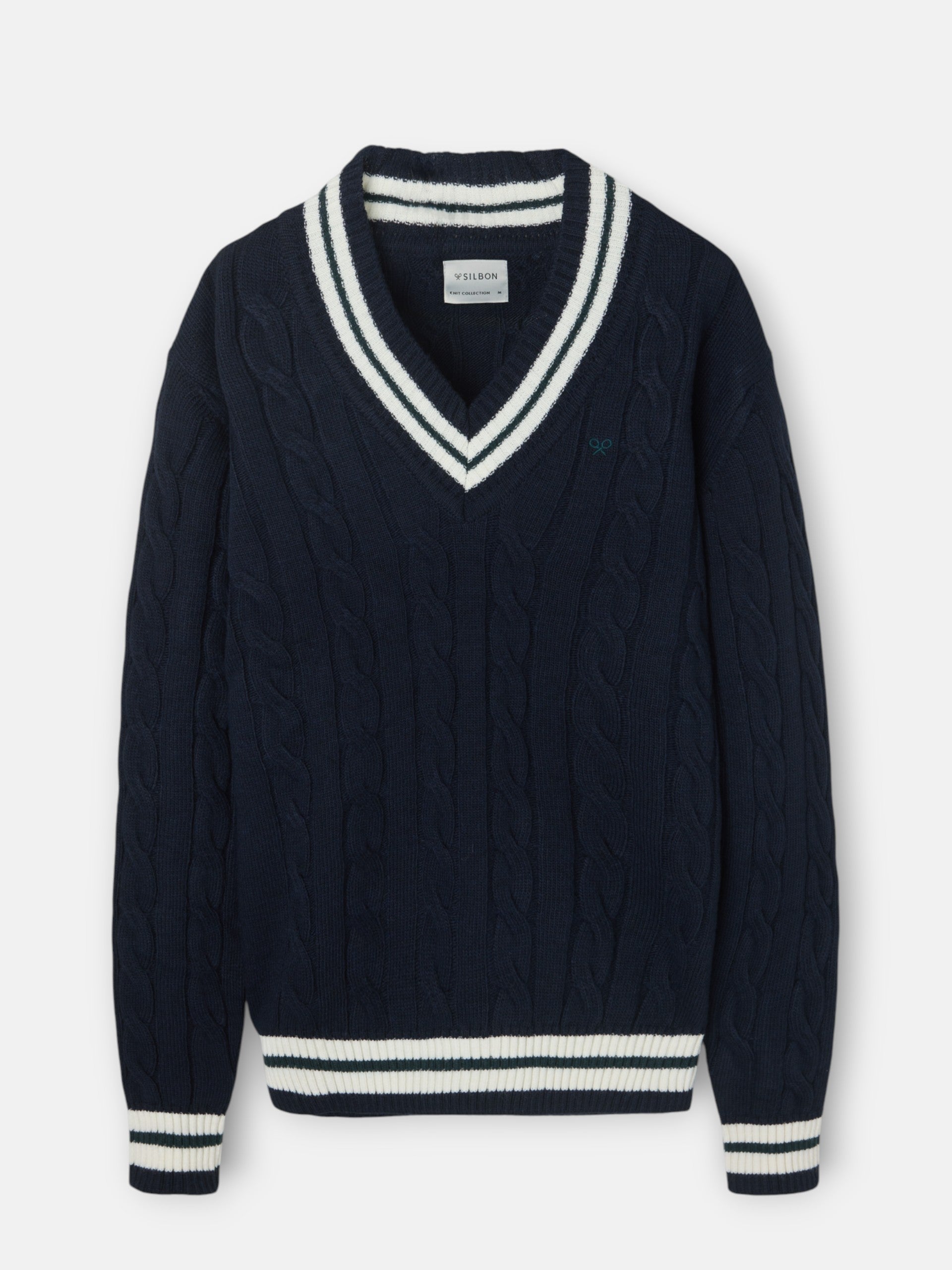 Navy blue college jersey