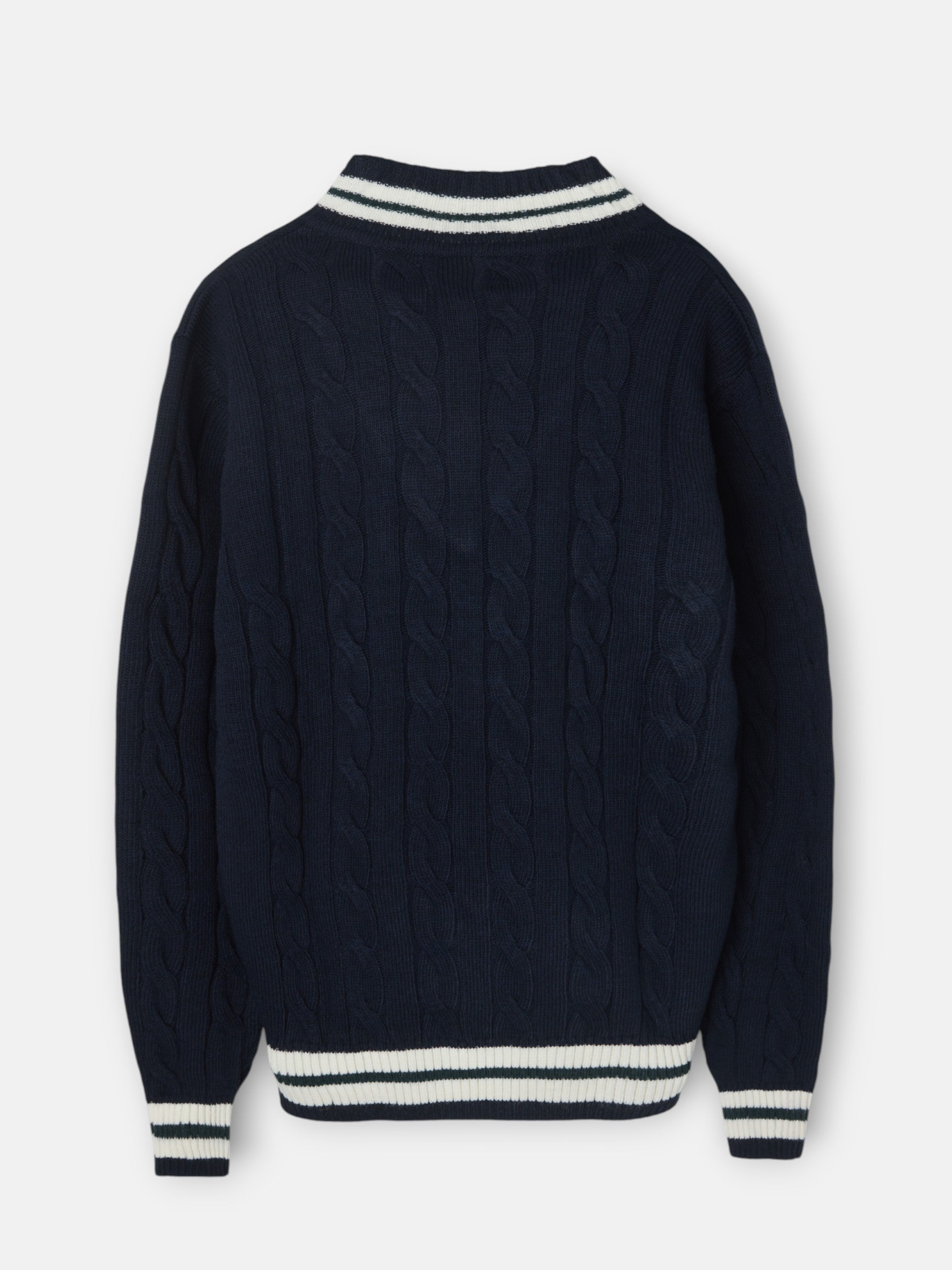 Navy blue college jersey