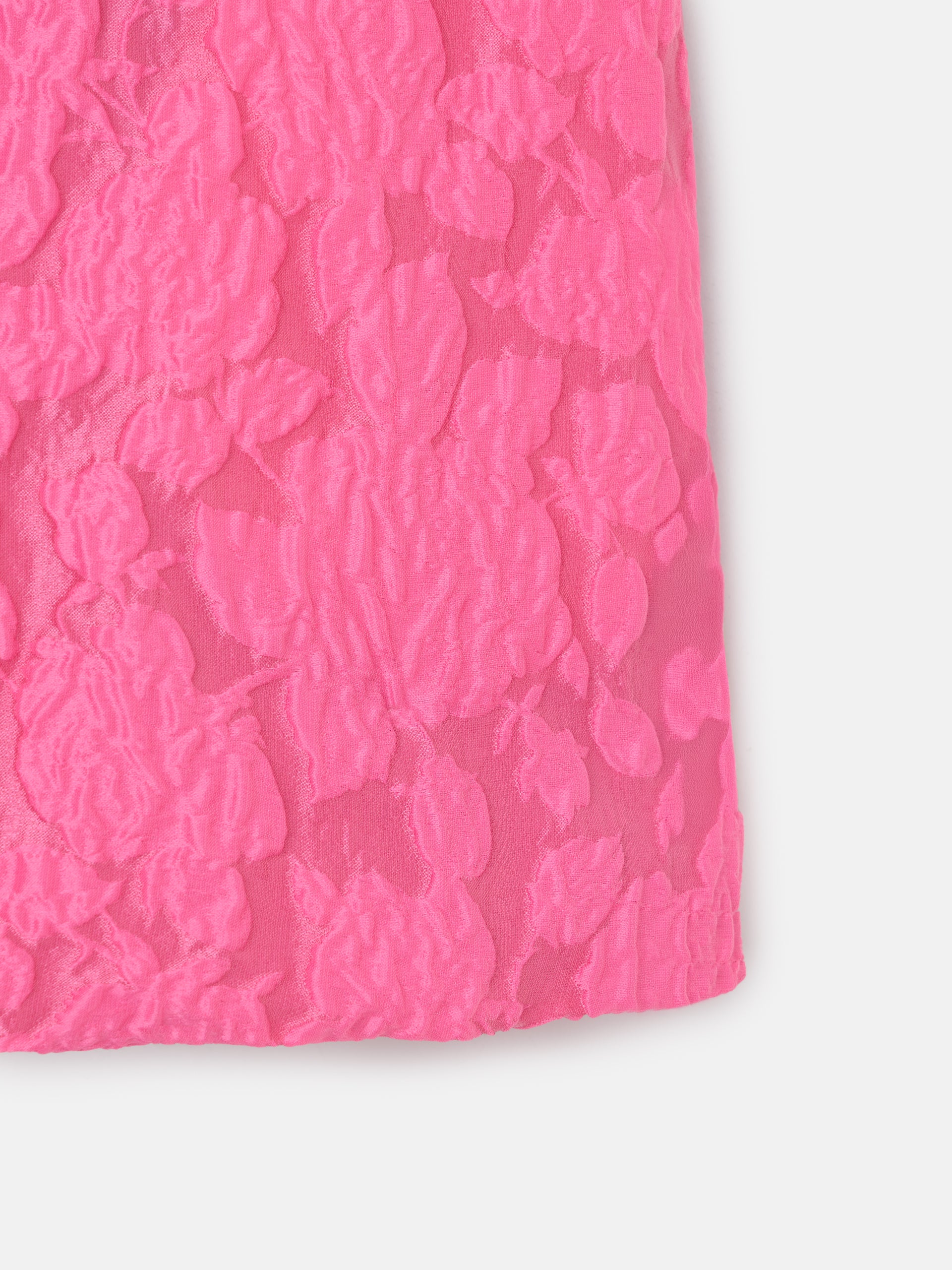 Robe CaprileXSilbon nœud rose