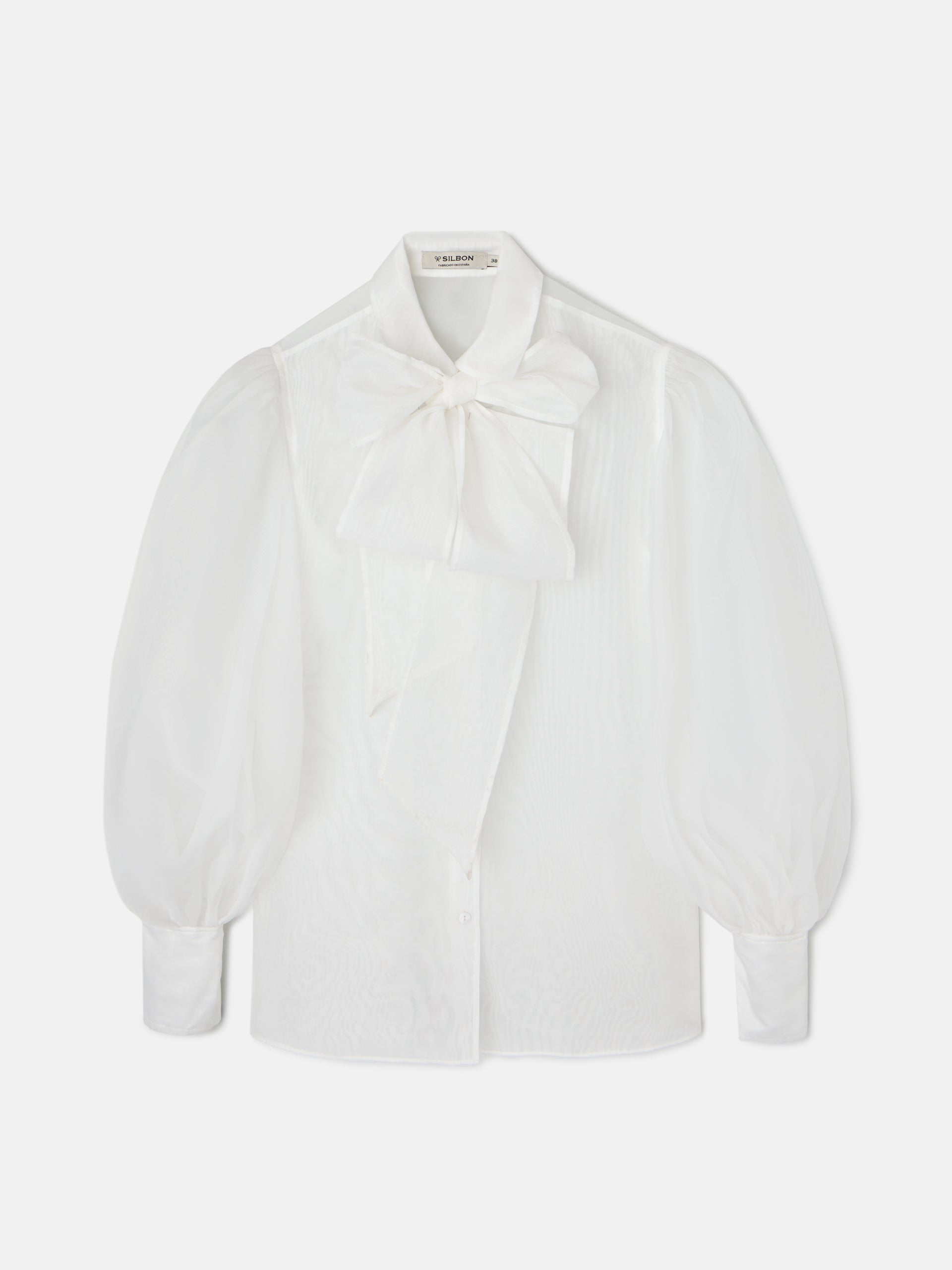 Chemise CaprileXSilbon en organza blanche
