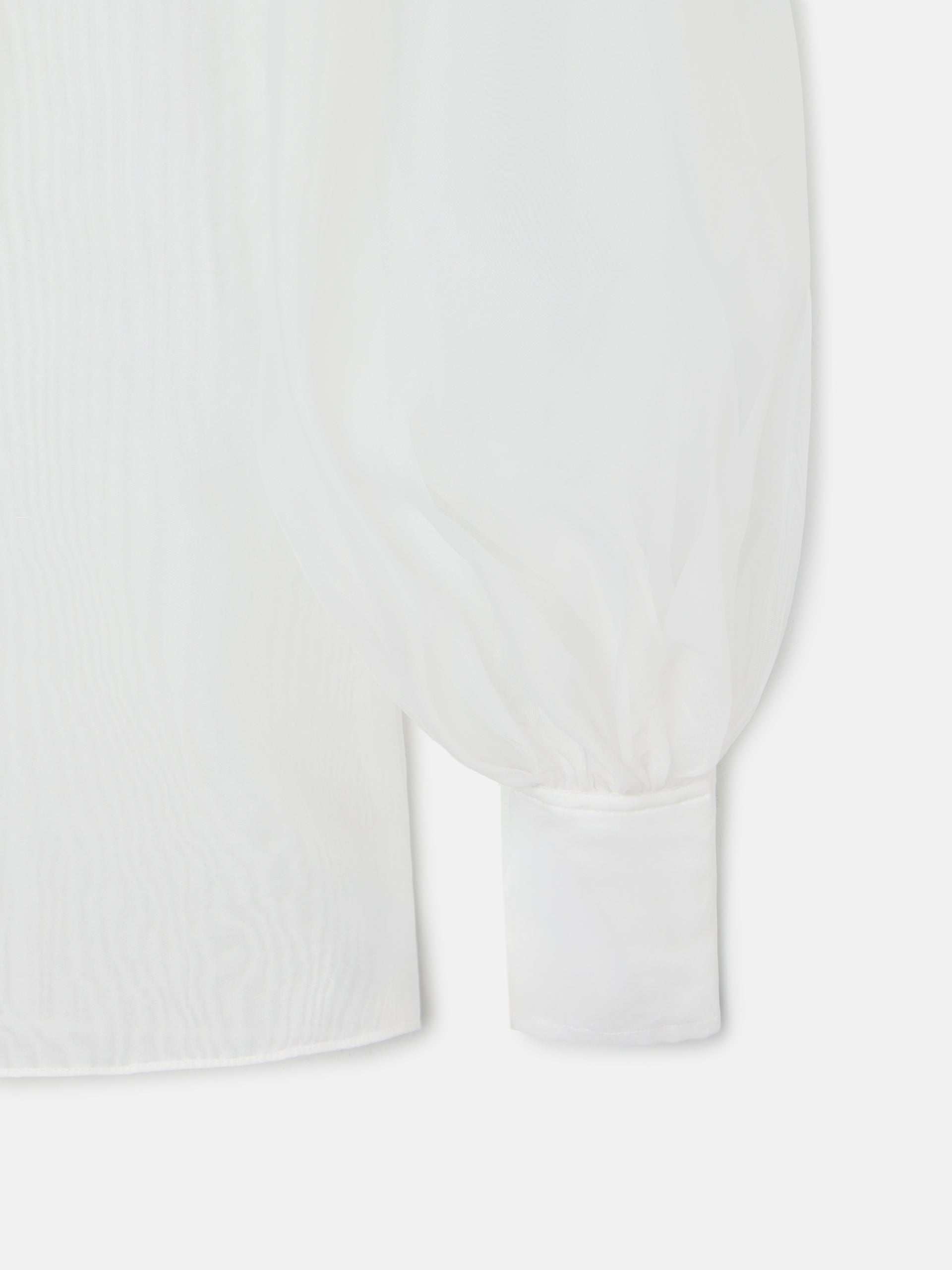 Chemise CaprileXSilbon en organza blanche