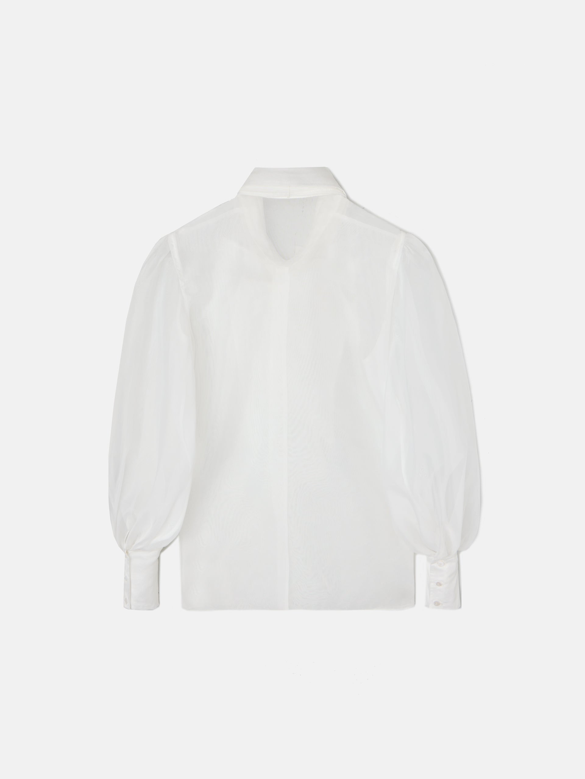 Chemise CaprileXSilbon en organza blanche