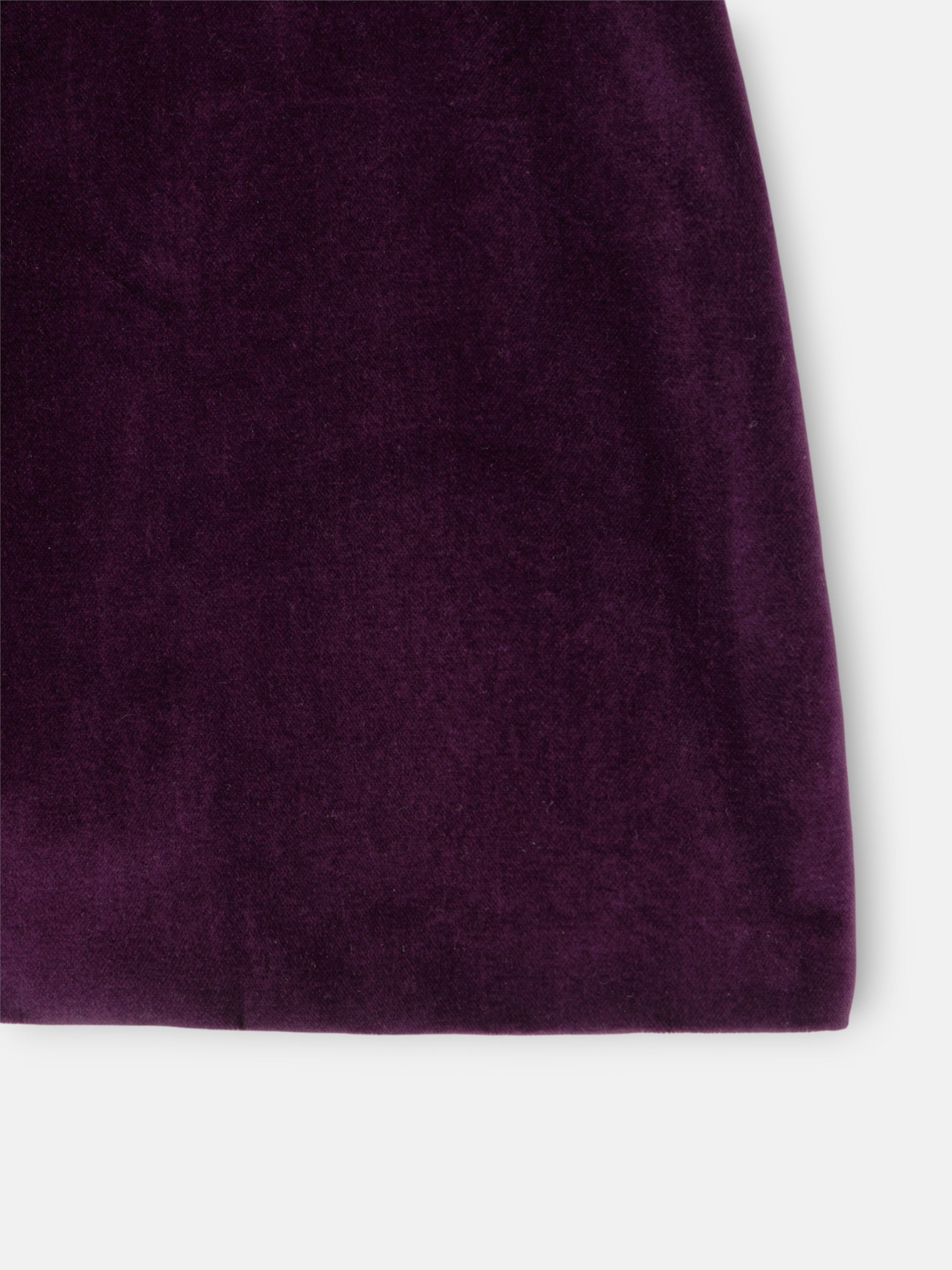 Falda mini terciopelo morado