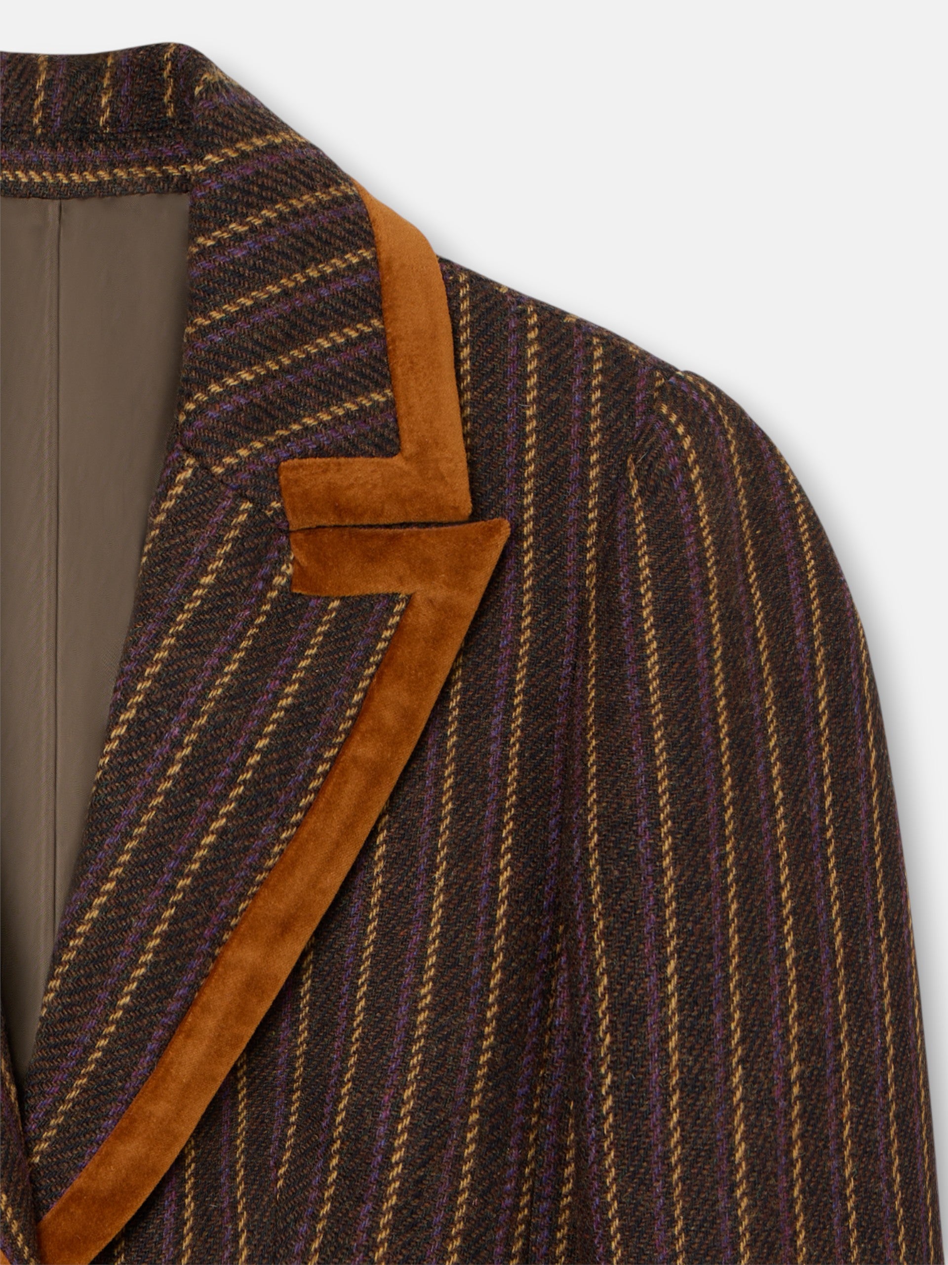 Unique classic purple striped blazer