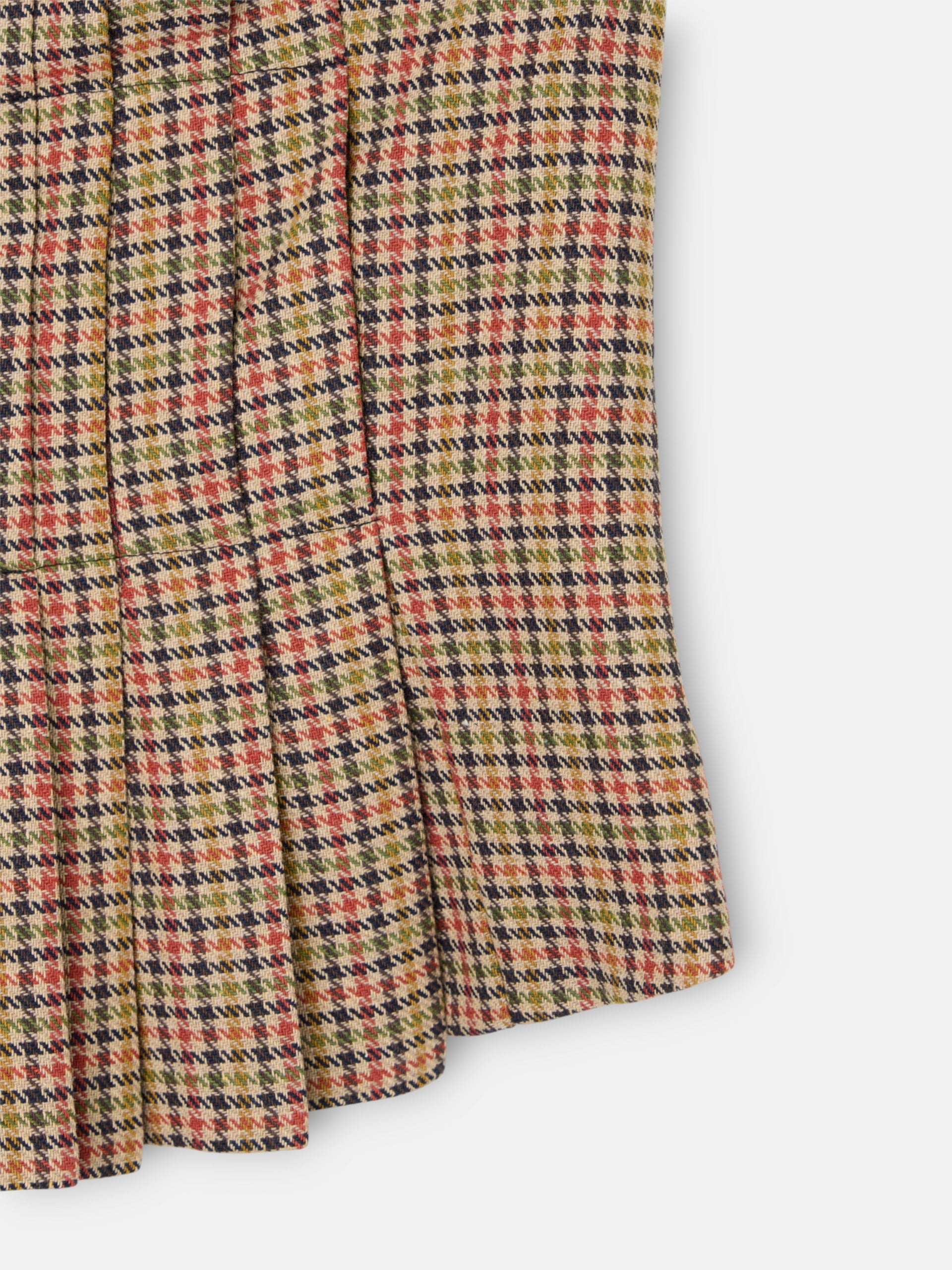 haut bustier à carreaux marron