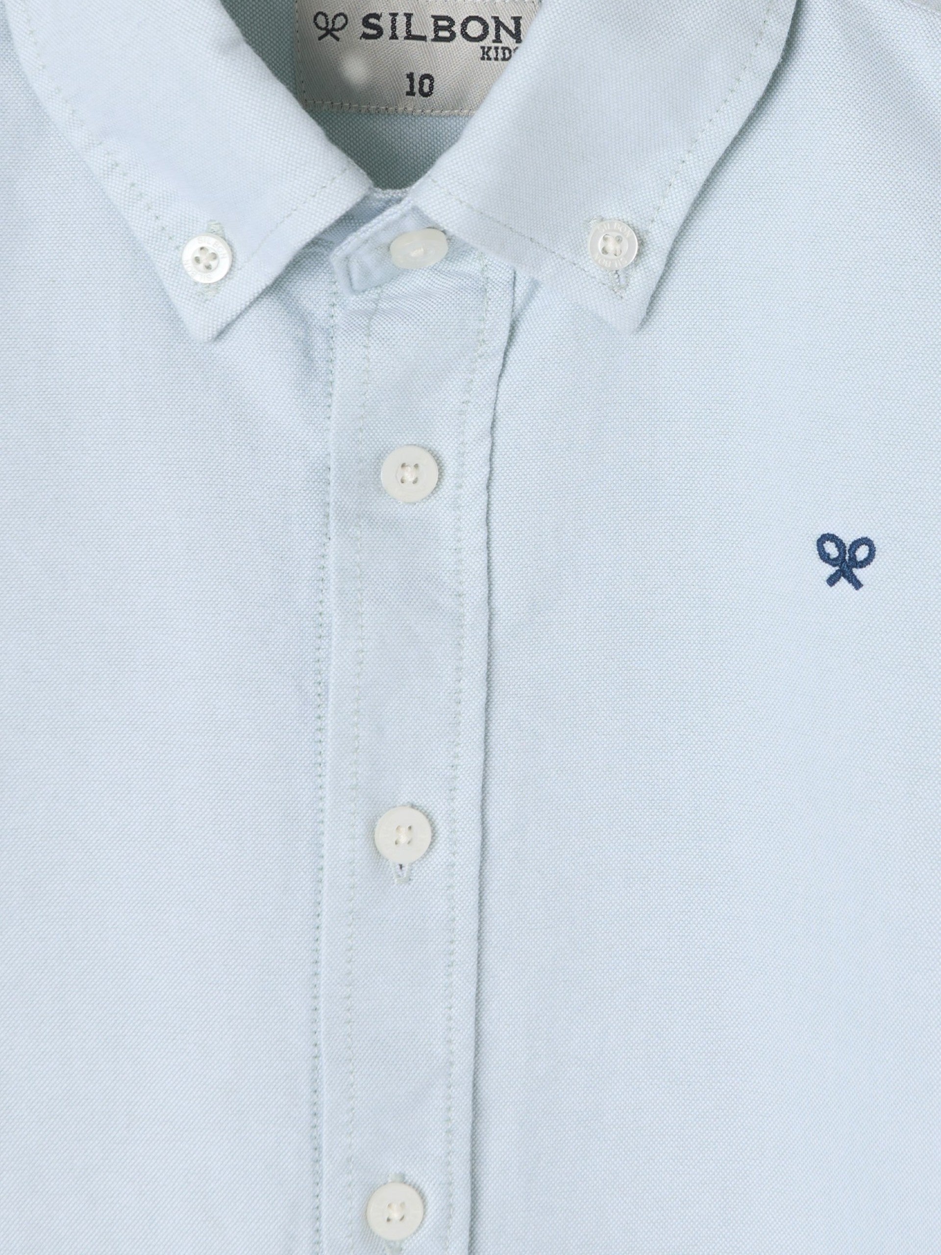 Camisa sport para crianças oxford raquete verde