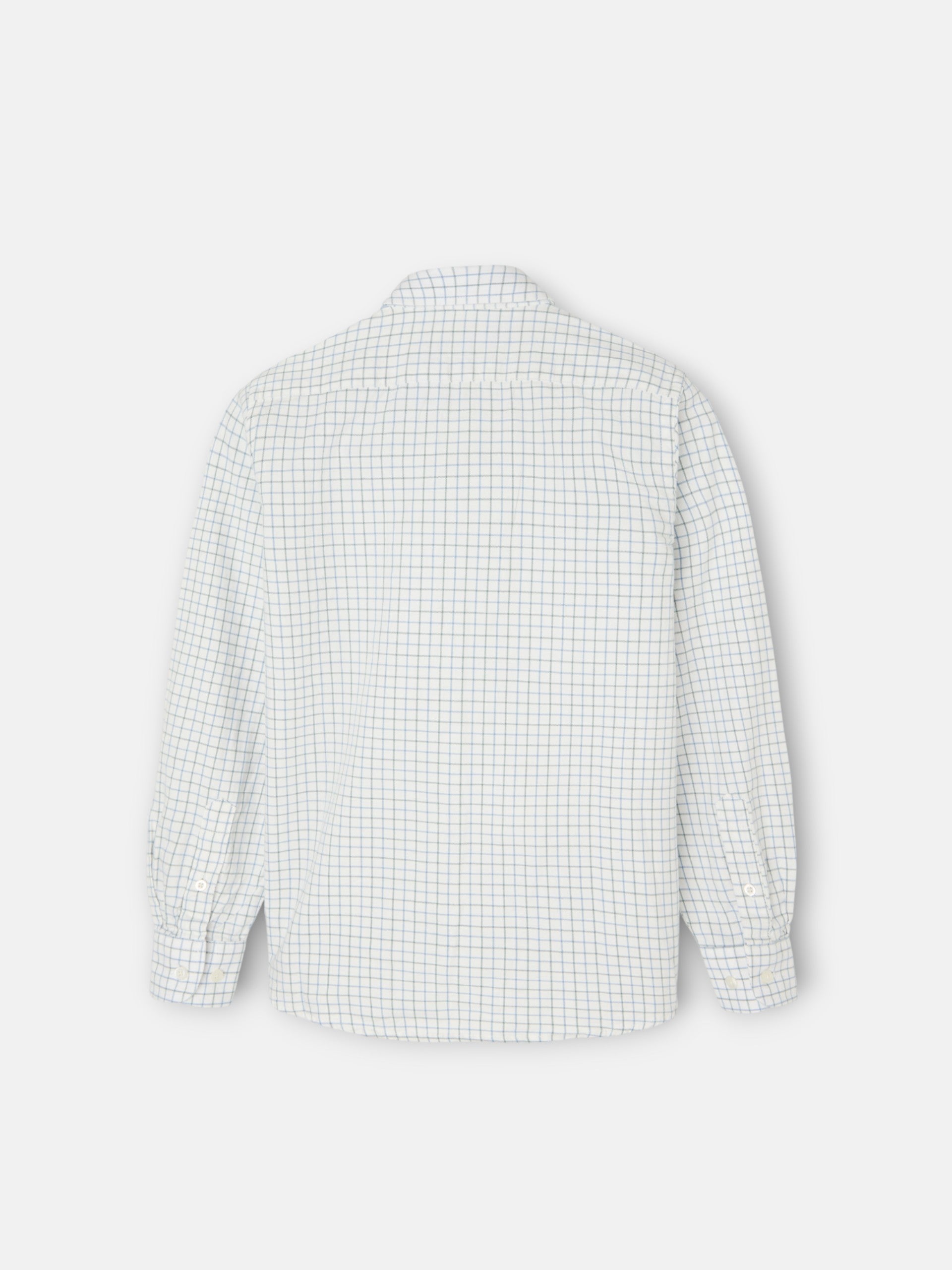 Camisa sport kids warm cuadro hunter azul verde