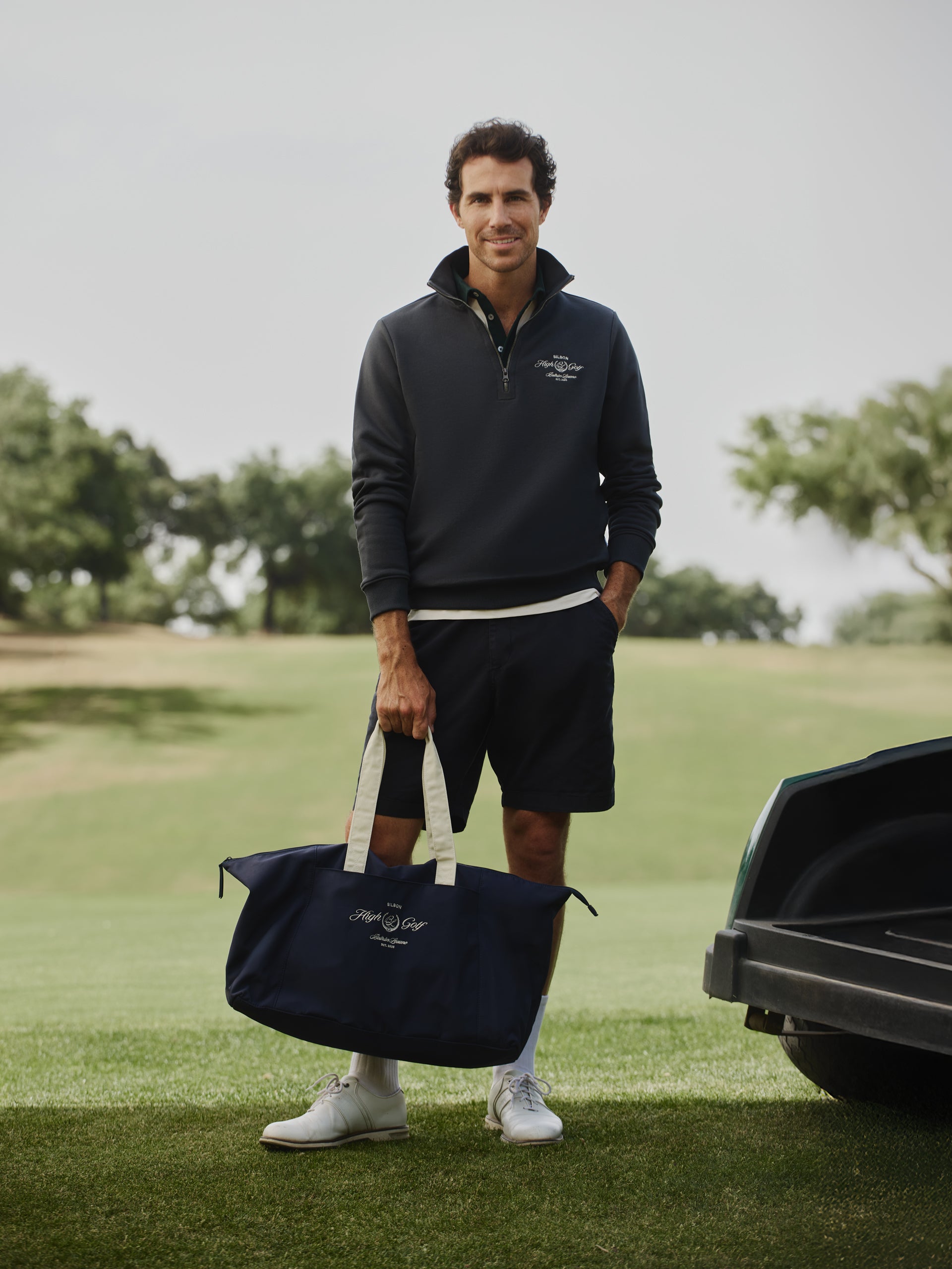 Bolsa Beltran Lozano High Golf azul-marinho
