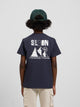 Kids mountain navy blue t-shirt