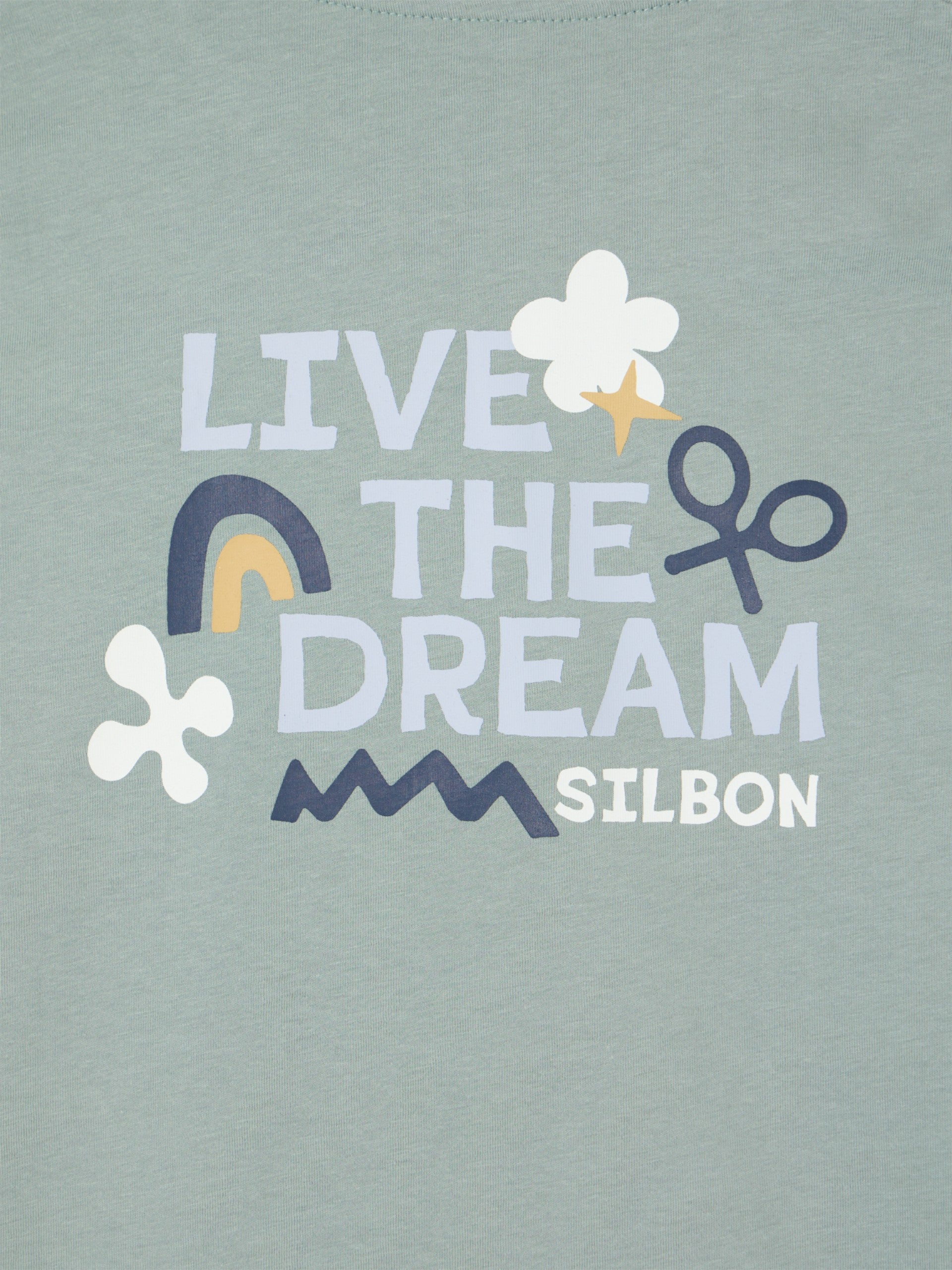 Kids live the dream green t-shirt